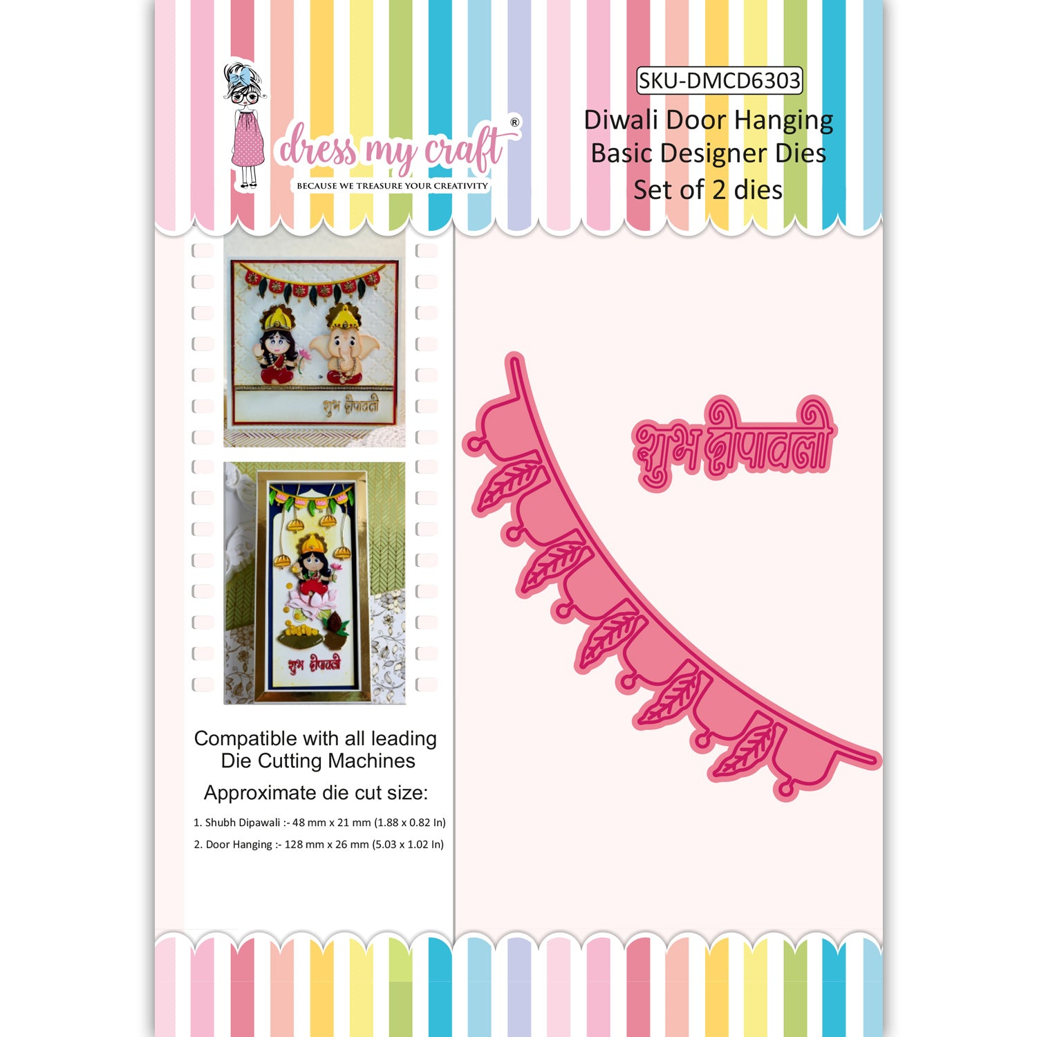 Diwali Door Hanging - Basic Designer Dies