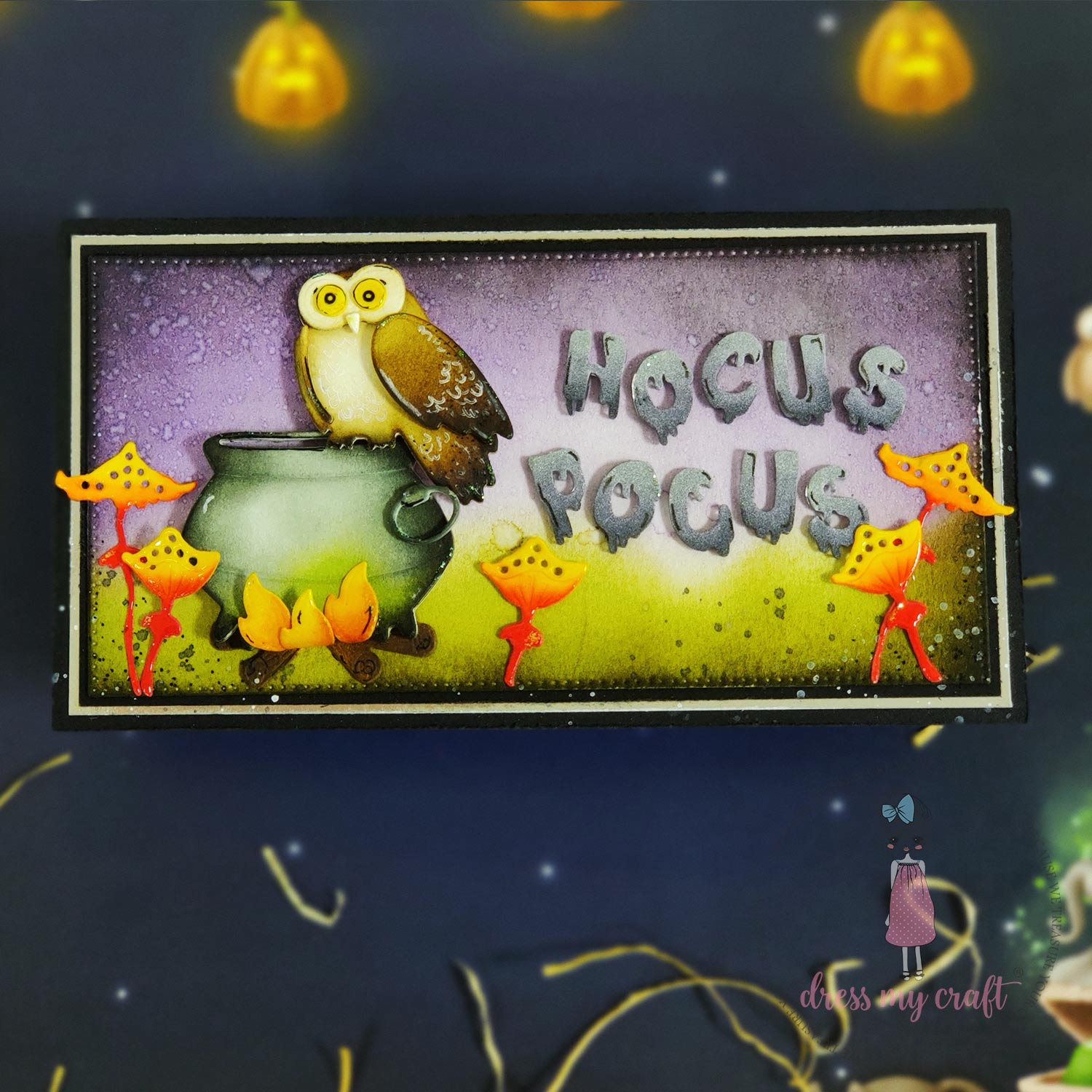 Halloween Owl & Pot - Basic Designer Dies