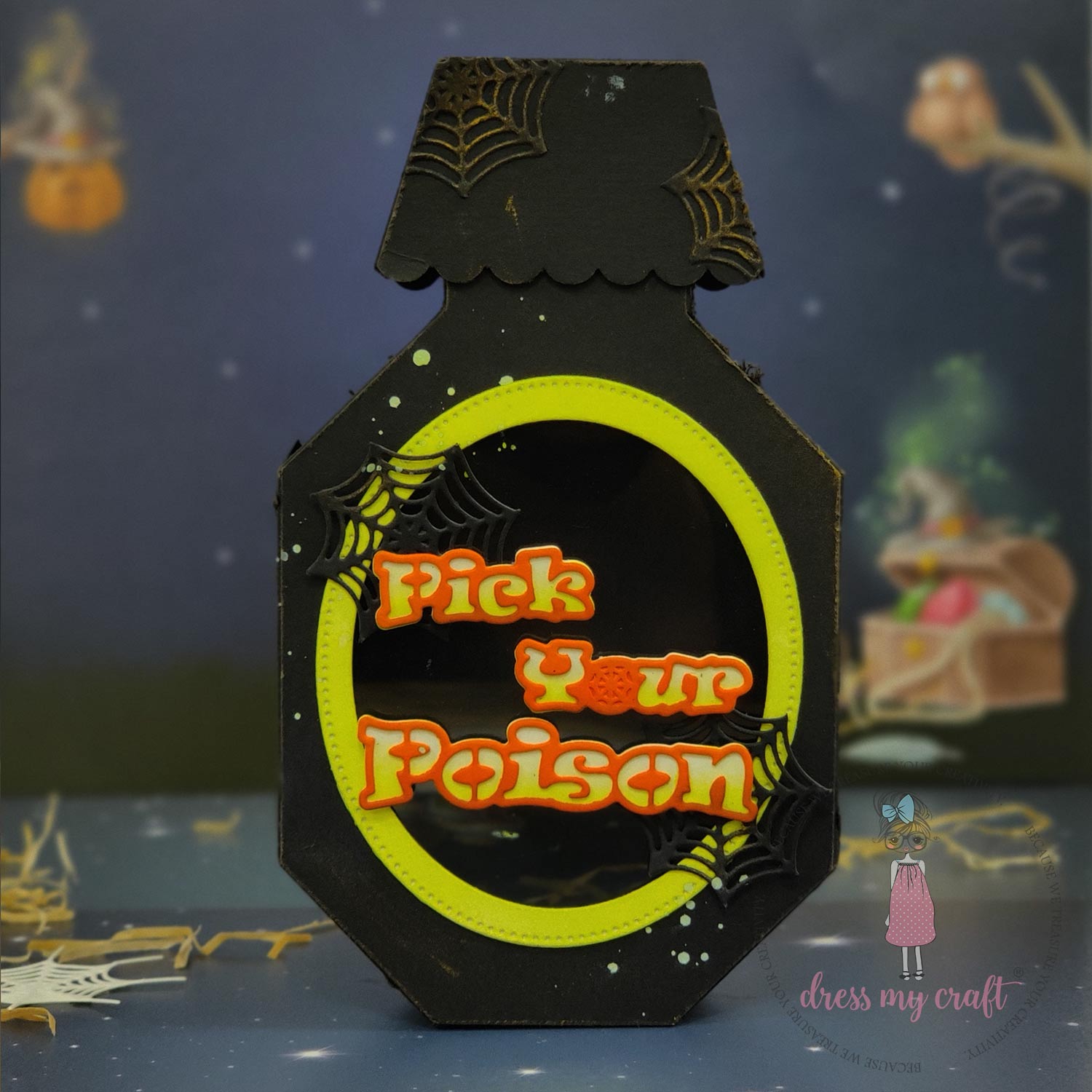 Halloween Owl & Pot - Basic Designer Dies