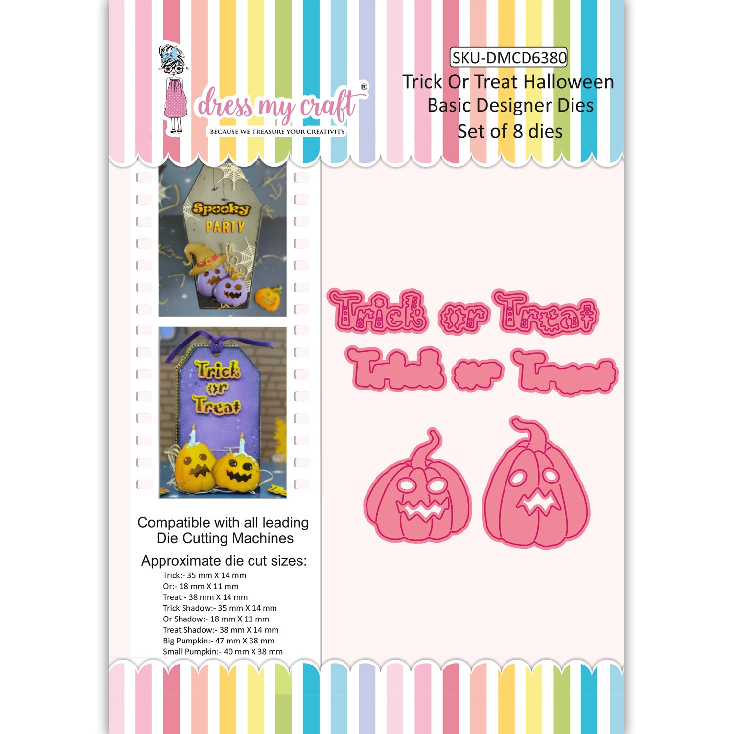 Trick Or Treat Halloween - Basic Designer Dies