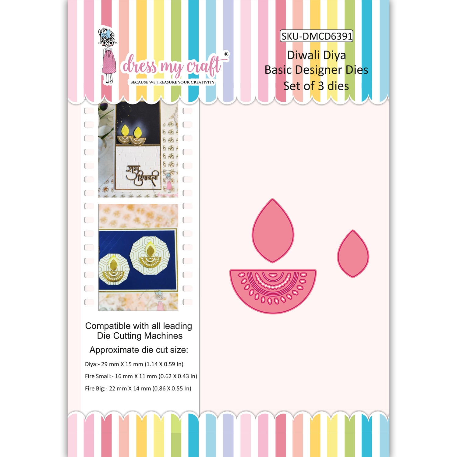 Diwali Diya - Basic Designer Dies