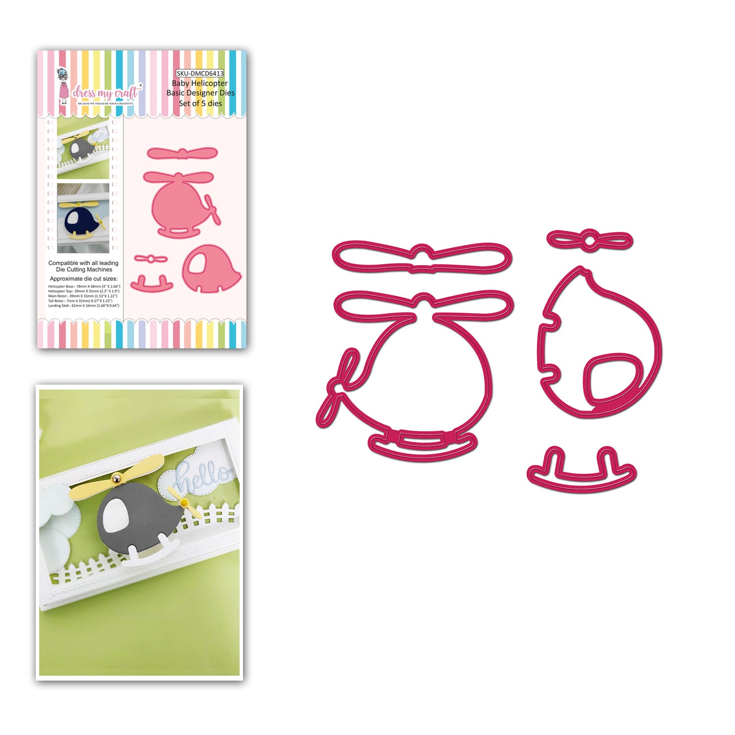 Baby Helicopter - Basic Designer Dies