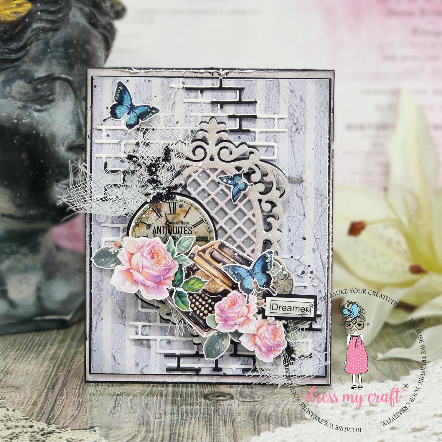 Delicate Oval Frame - Basic Designer Dies