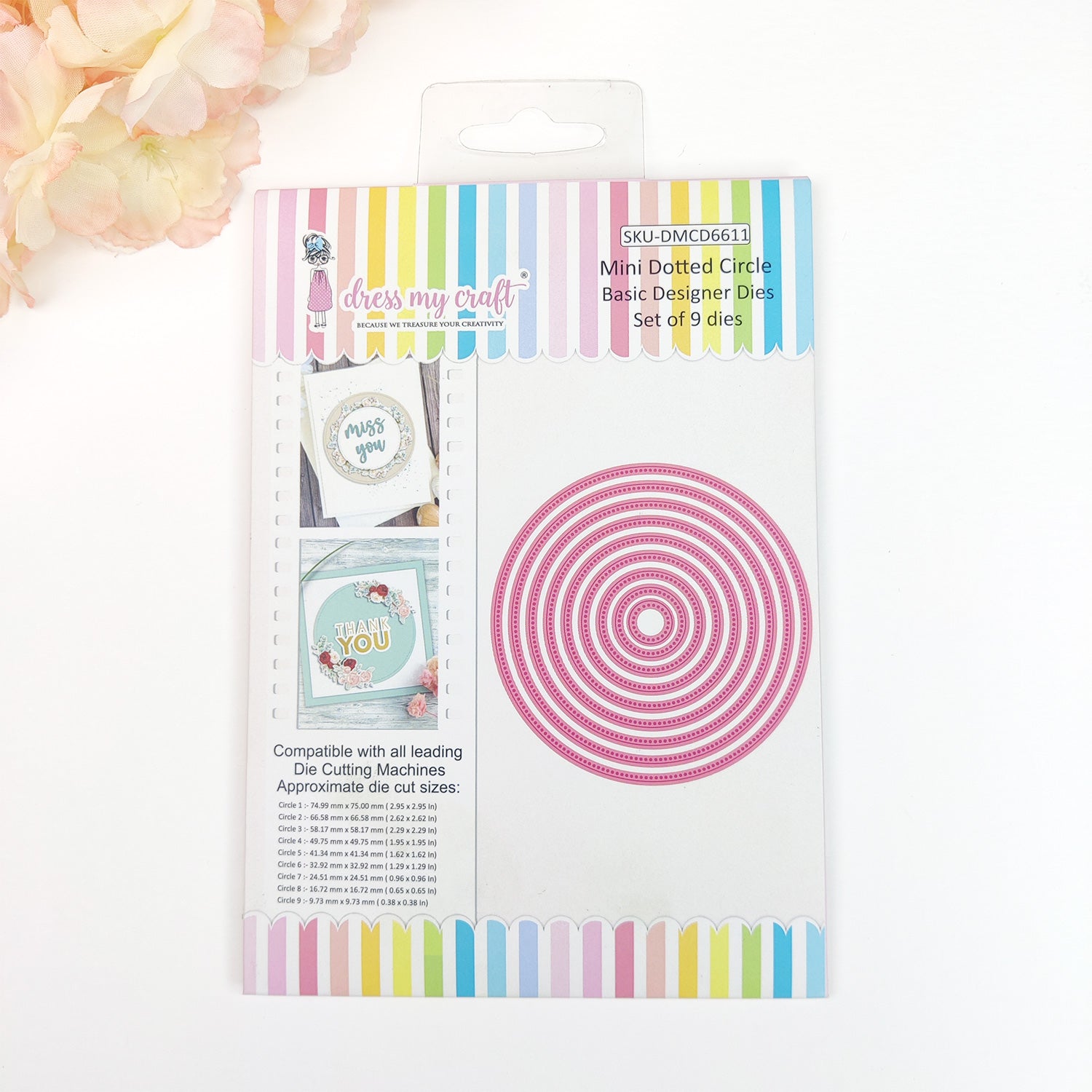 Mini Dotted Circle - Basic Designer Dies