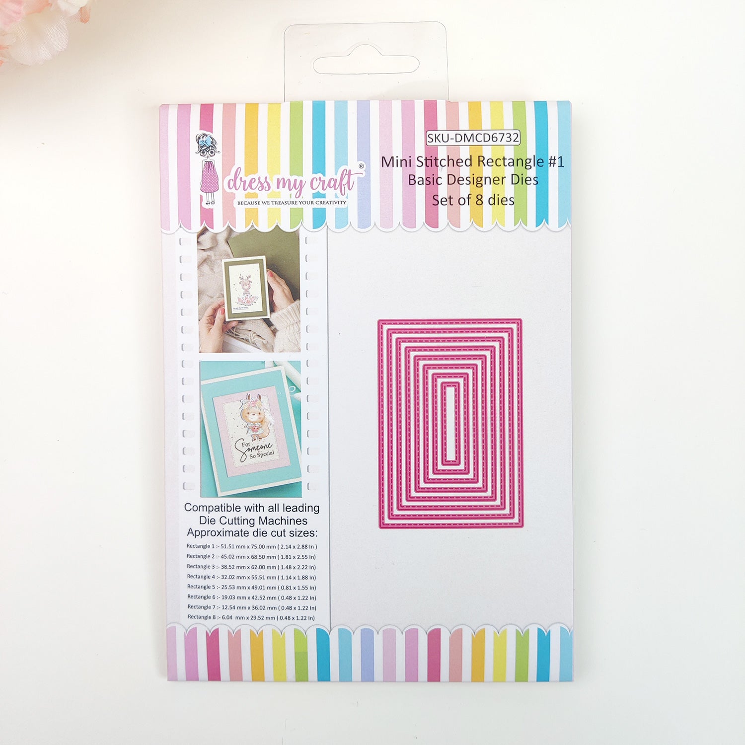Mini Stitched Rectangle #1 - Basic Designer Dies