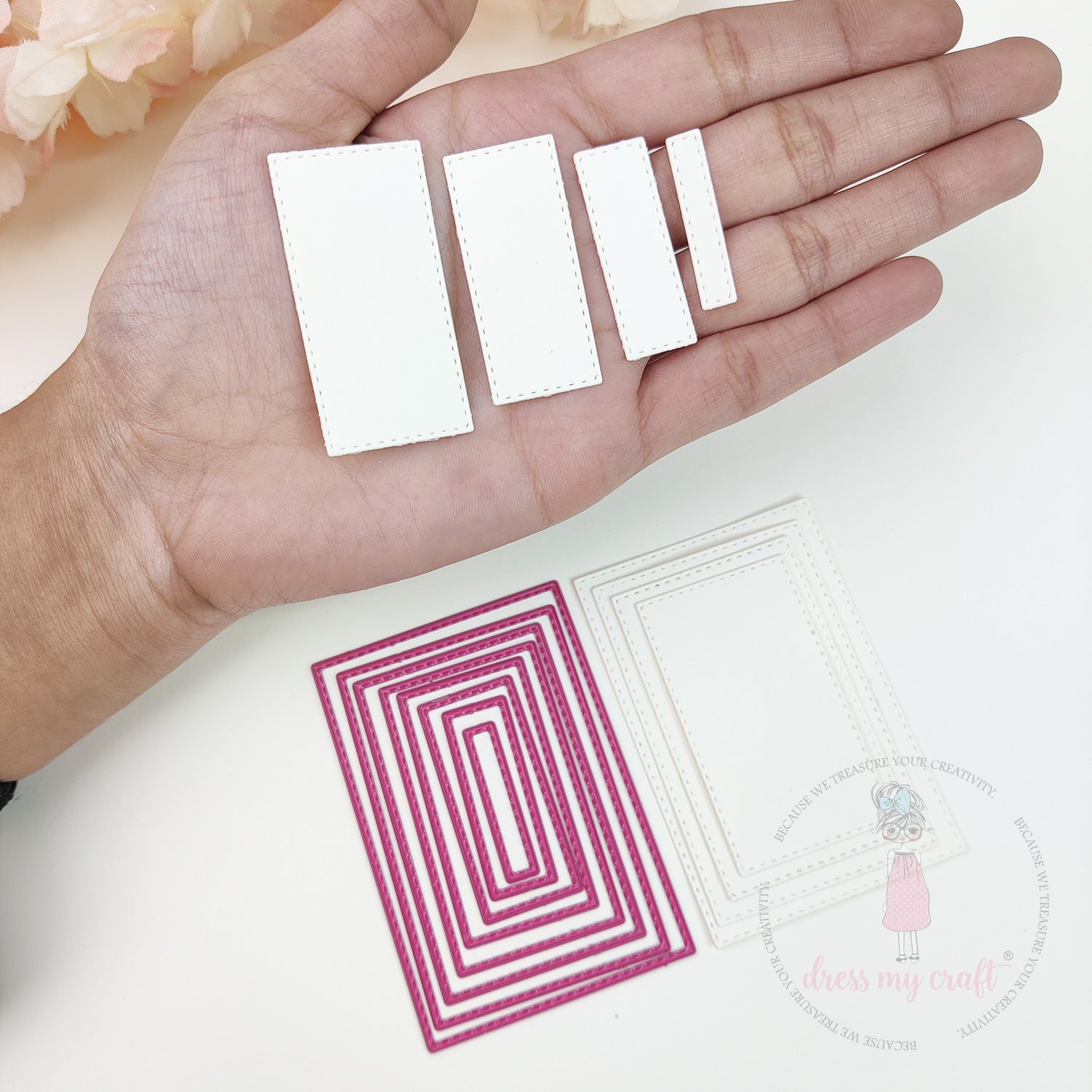 Mini Stitched Rectangle #1 - Basic Designer Dies