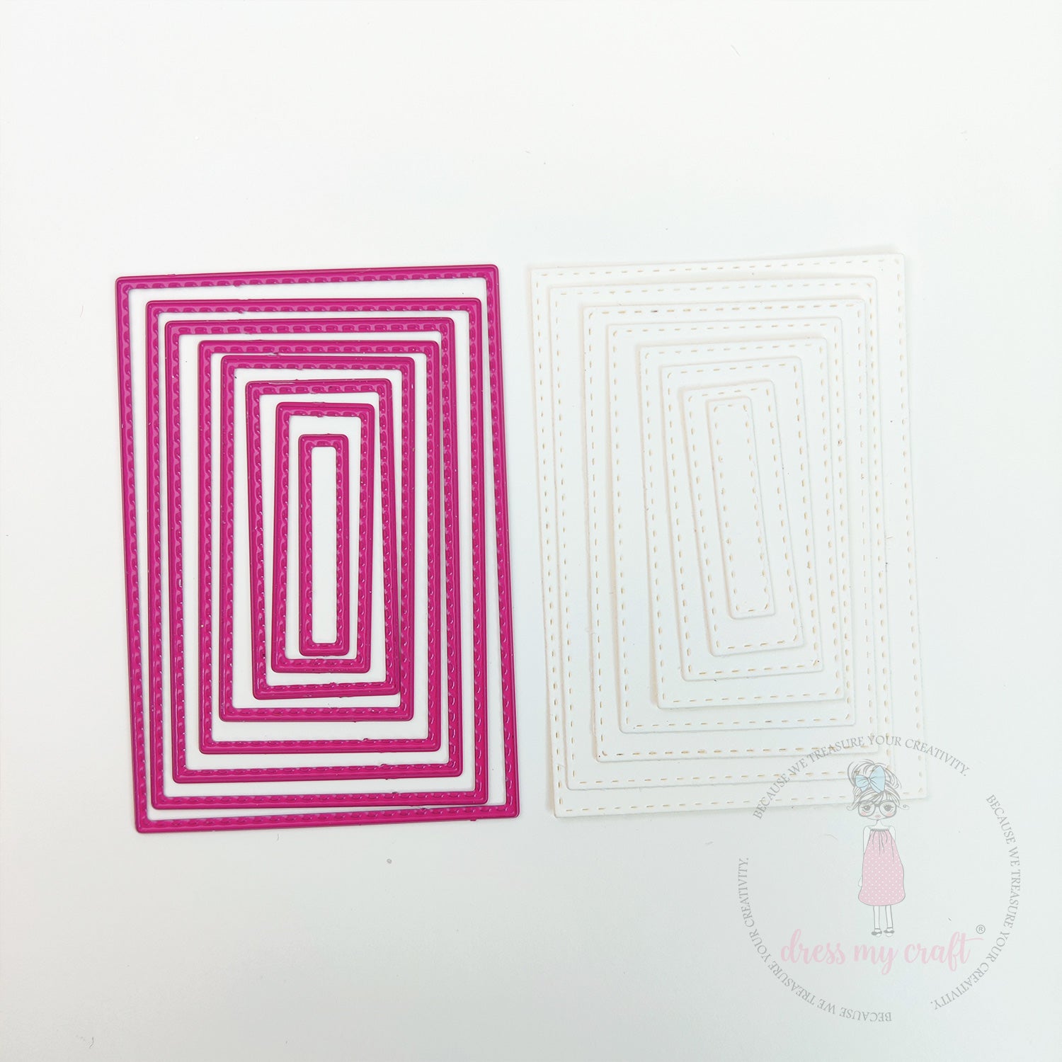 Mini Stitched Rectangle #1 - Basic Designer Dies