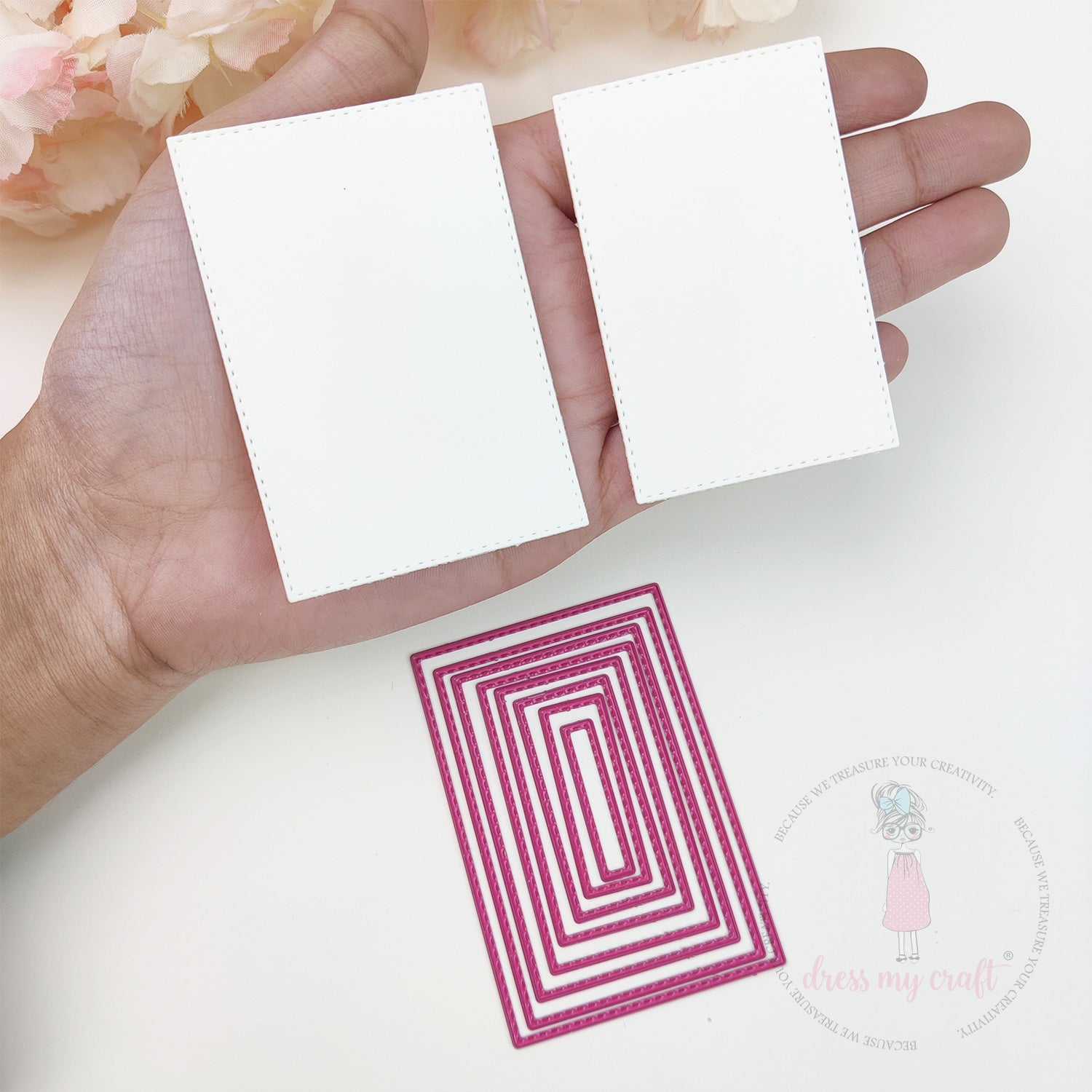 Mini Stitched Rectangle #1 - Basic Designer Dies