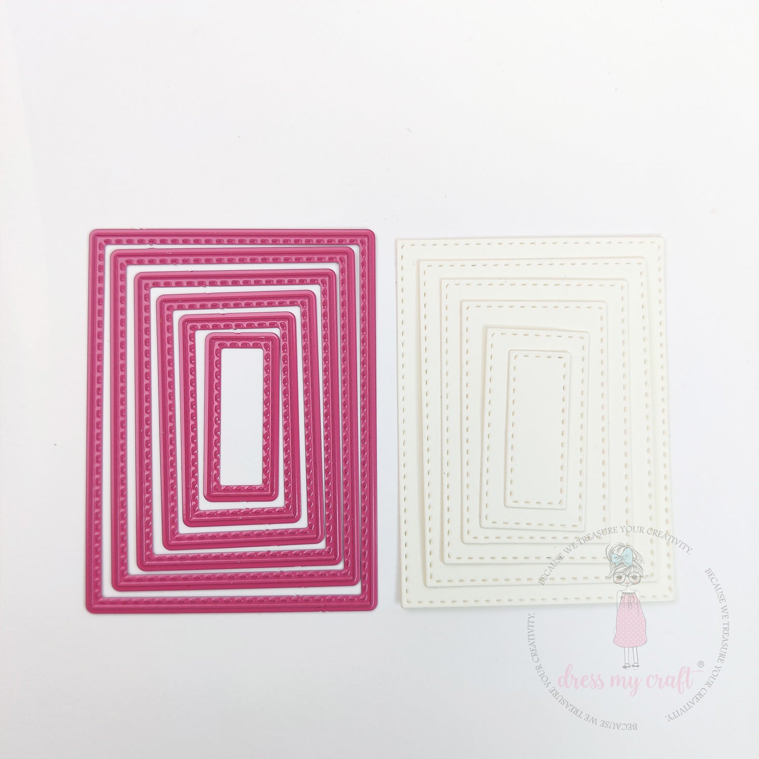 Mini Stitched Rectangle - Basic Designer Dies