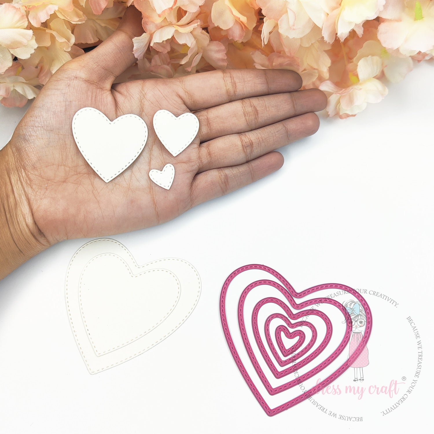 Mini Stitched Heart - Basic Designer Dies