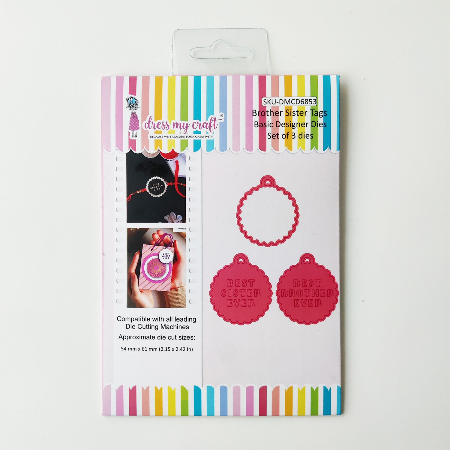 Brother Sister Tags - Basic Designer Dies