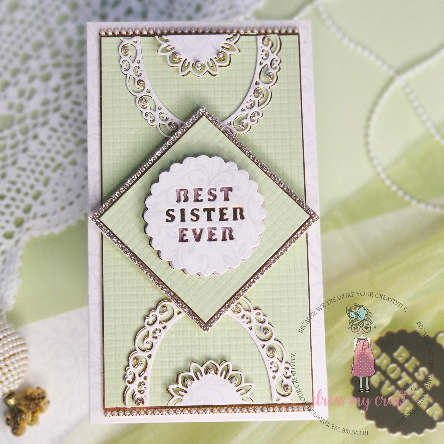 Brother Sister Tags - Basic Designer Dies