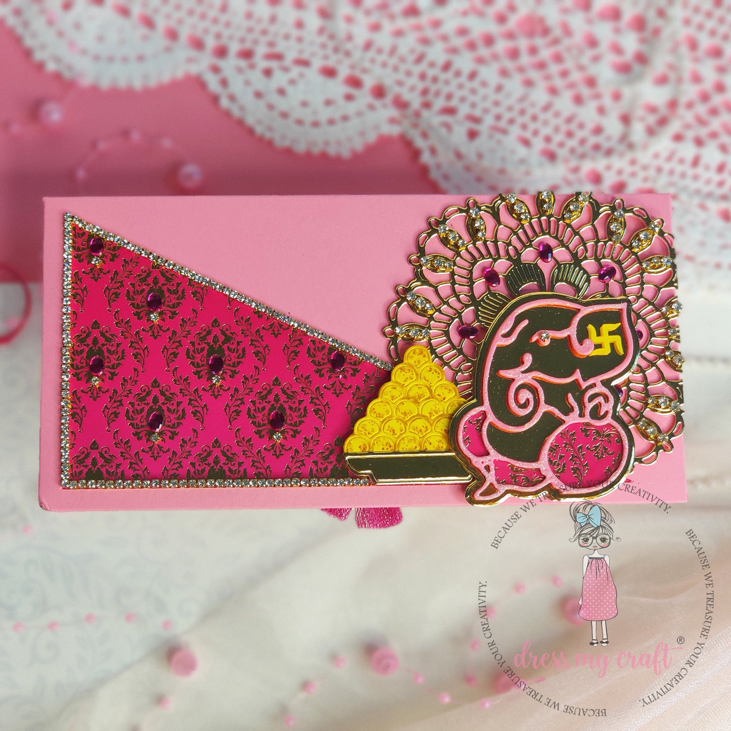 Ganesha With Diya - Basic Designer Dies