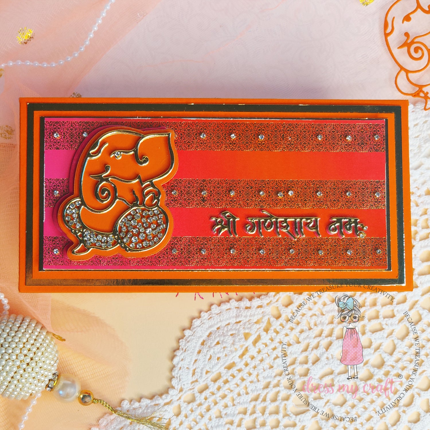 Ganesha With Diya - Basic Designer Dies