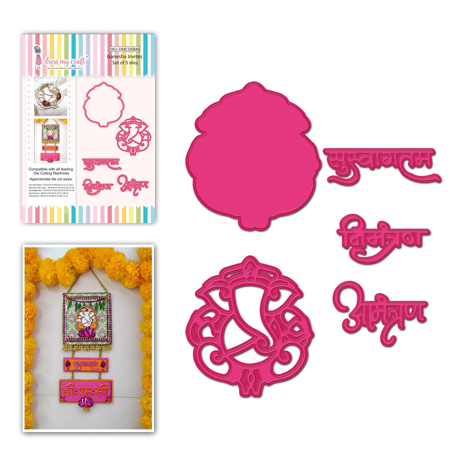 Ganesha Invites - Die