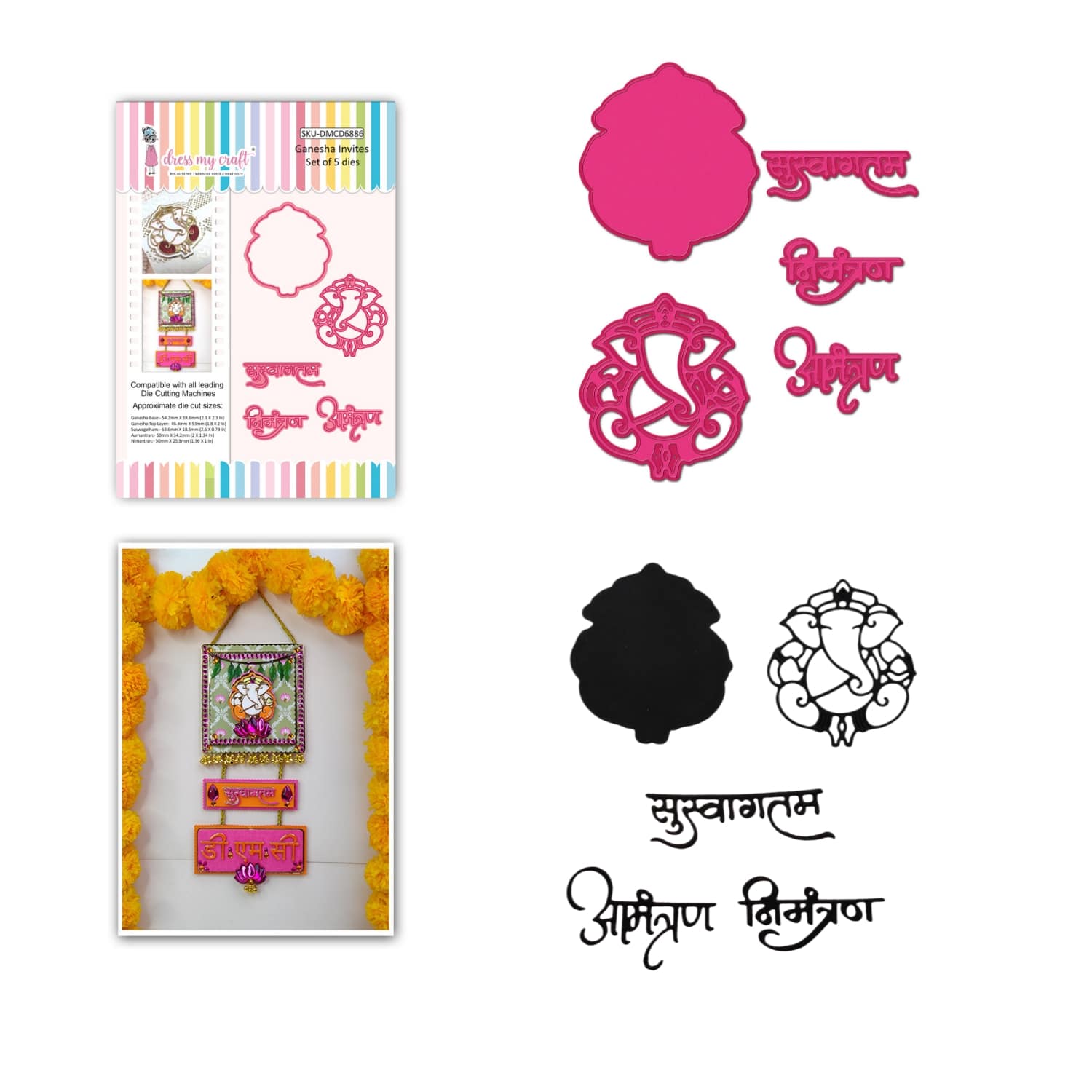Ganesha Invites - Die