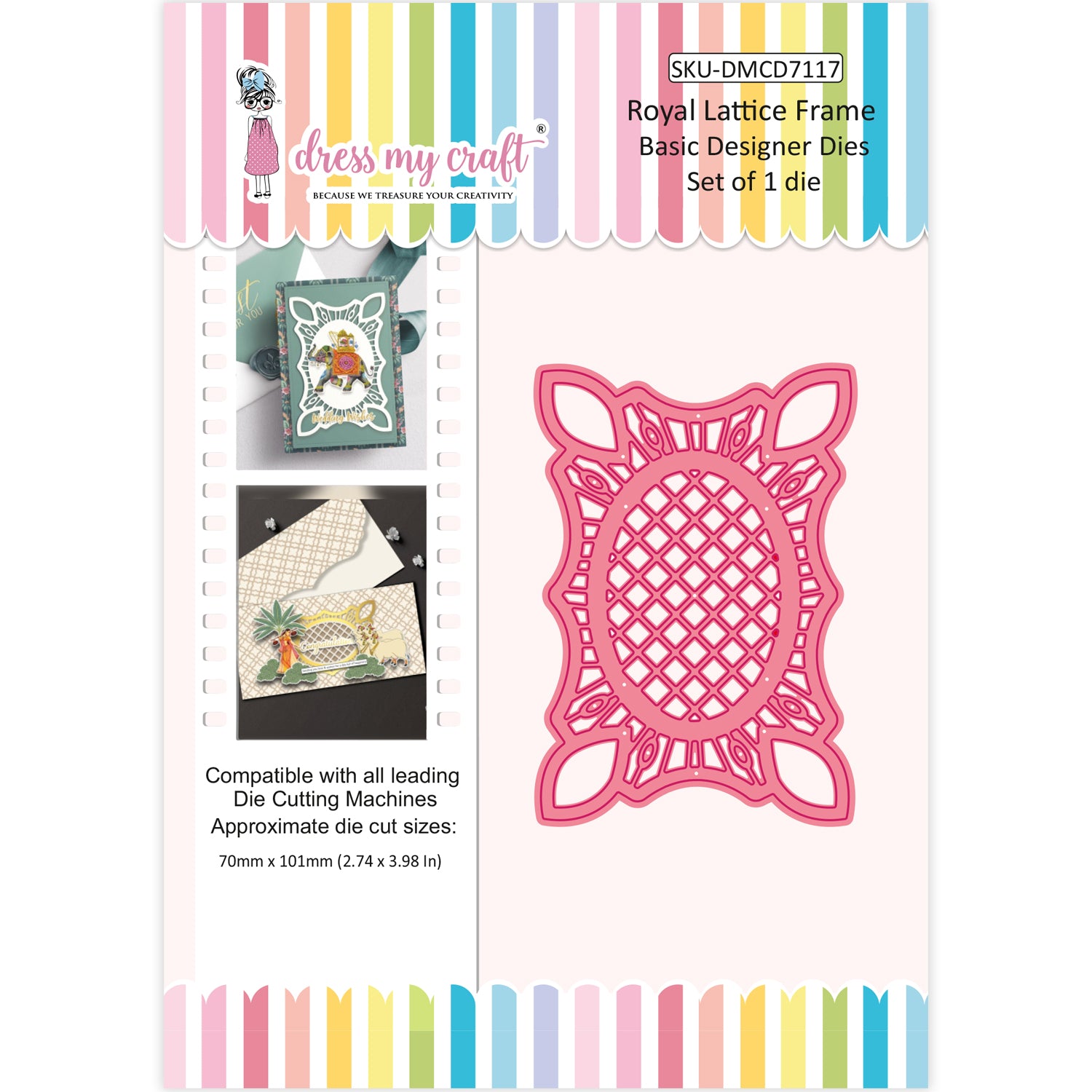 Royal Lattice Frame - Basic Designer Dies