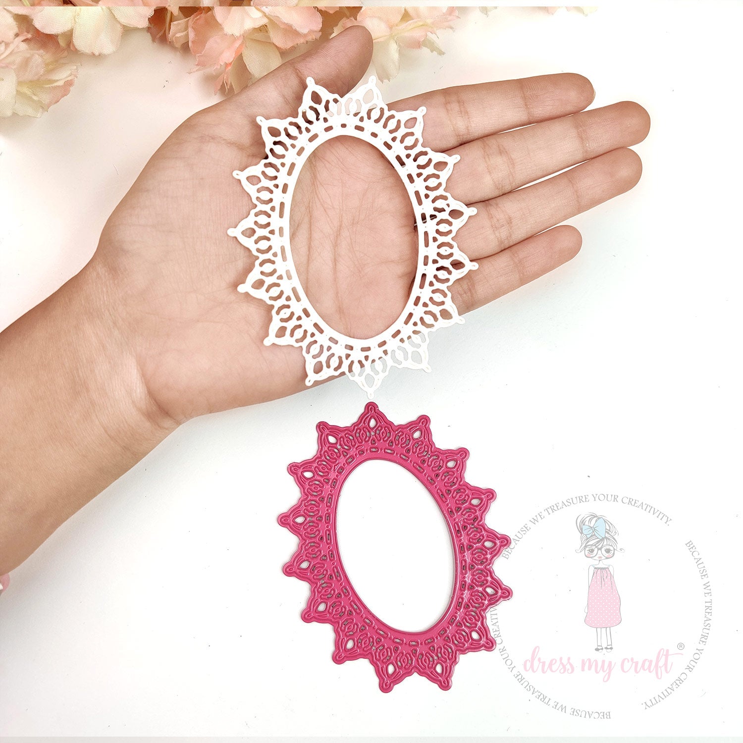 Oval Lace Frame - Basic Designer Dies