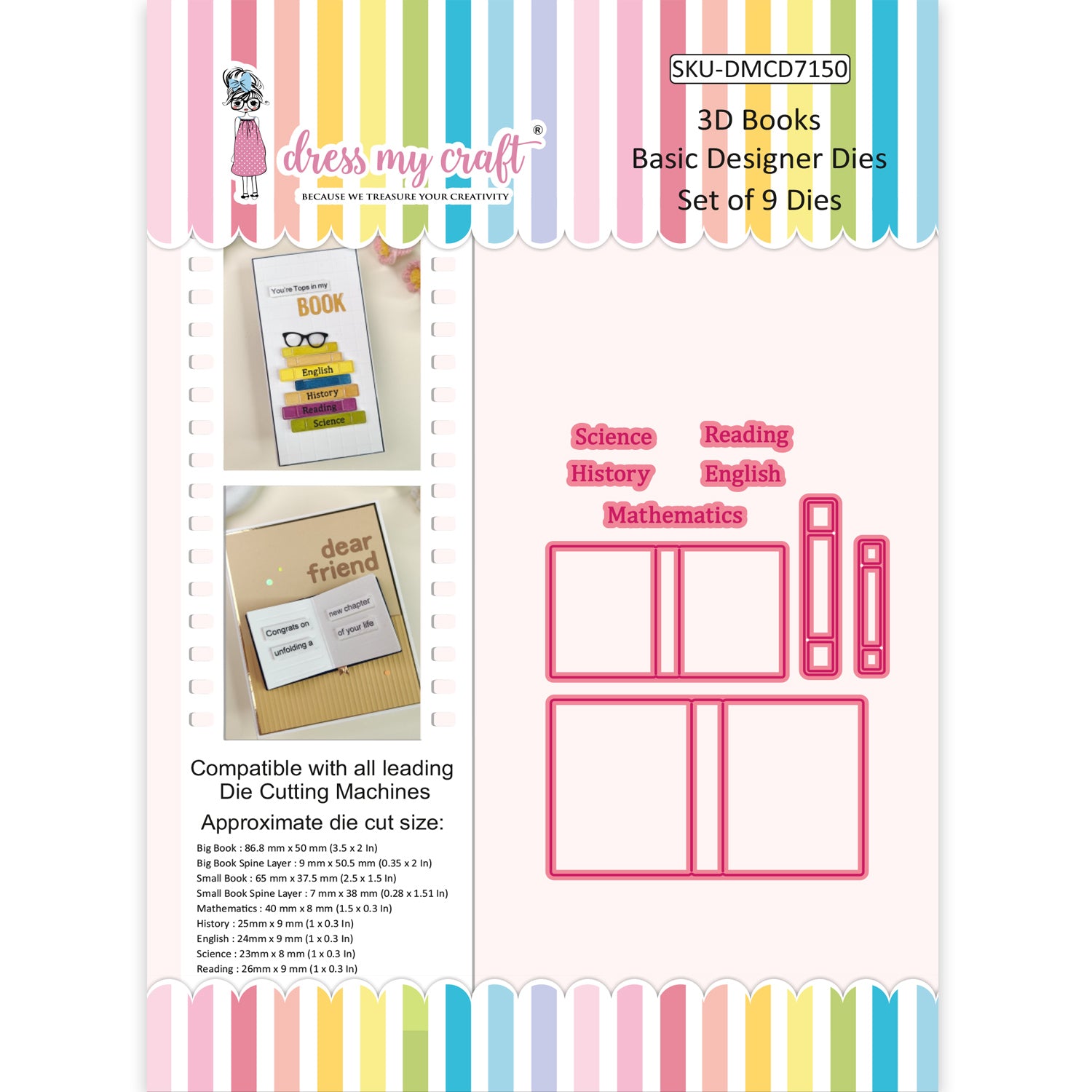 3D Books - Basic Designer Dies