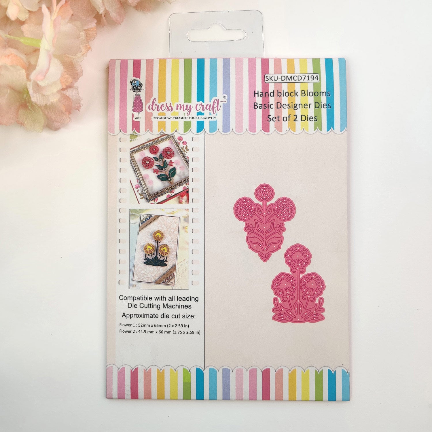 Hand Block Blooms  - Basic Designer Dies