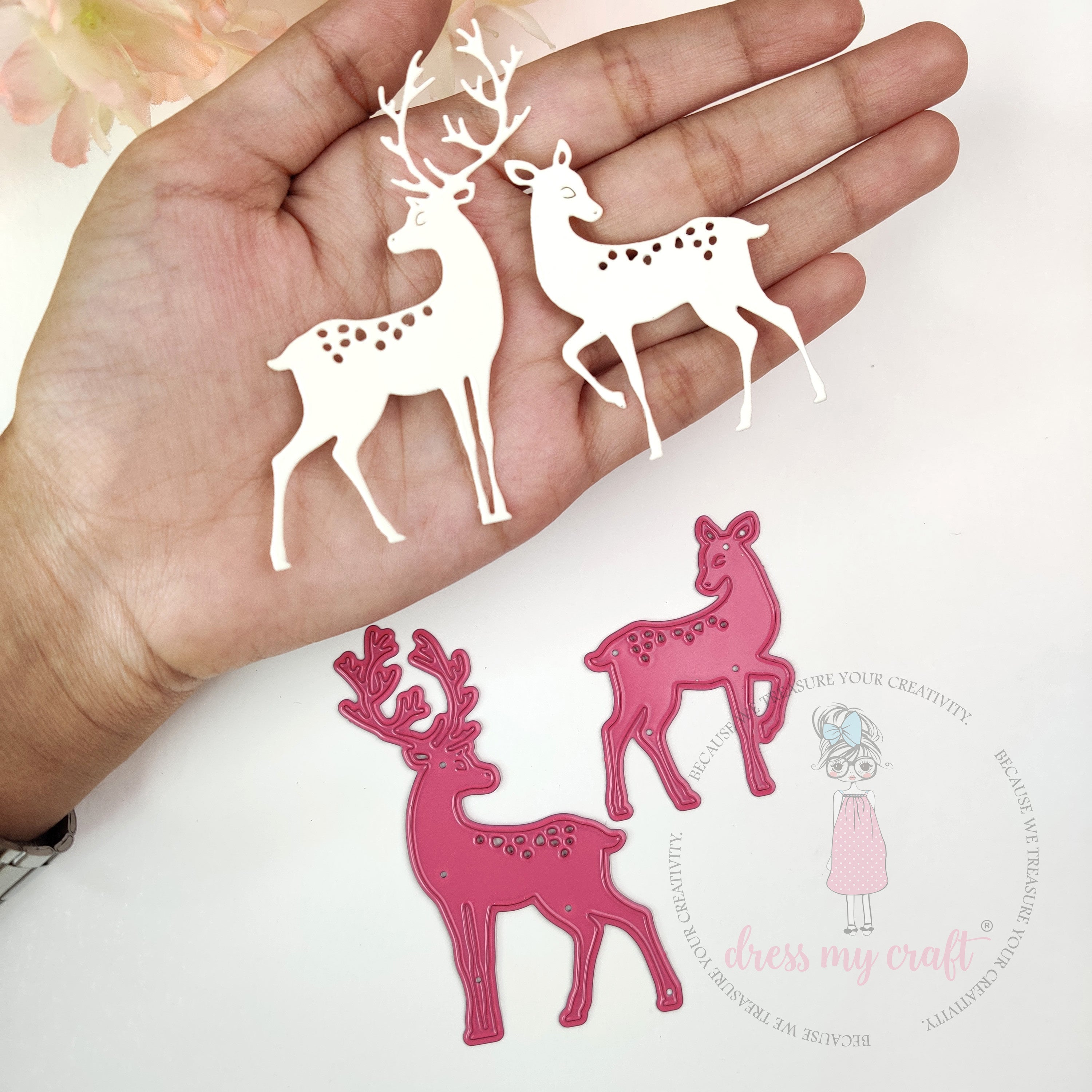 Christmas Reindeer Couple - Christmas Dies
