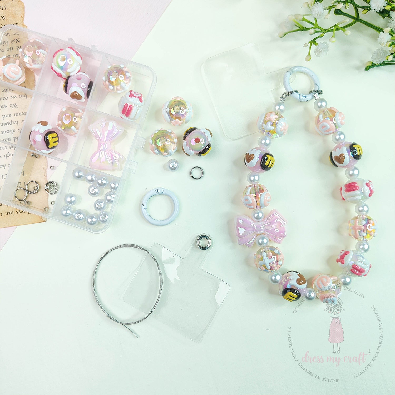 DIY Sweet Elegance Mobile Charm