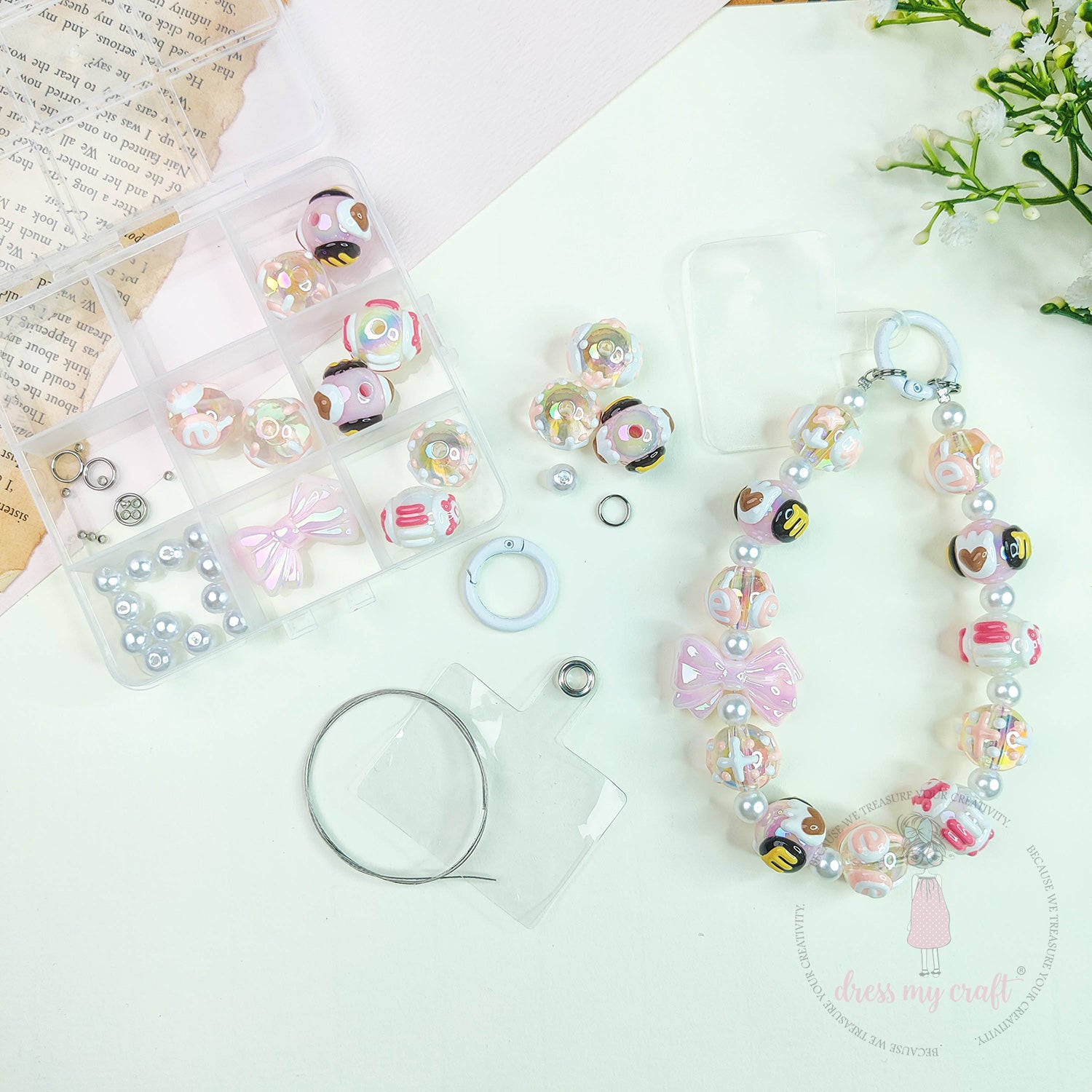 DIY Sweet Elegance Mobile Charm