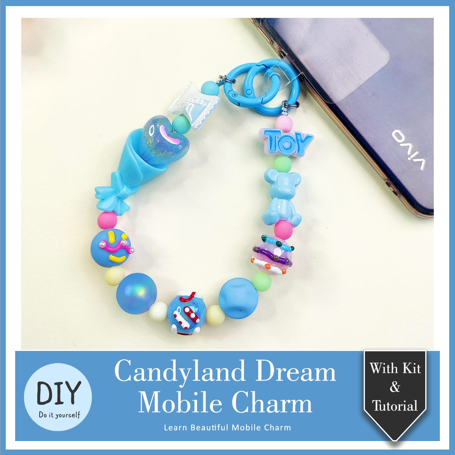 DIY Candyland Dream Mobile Charm