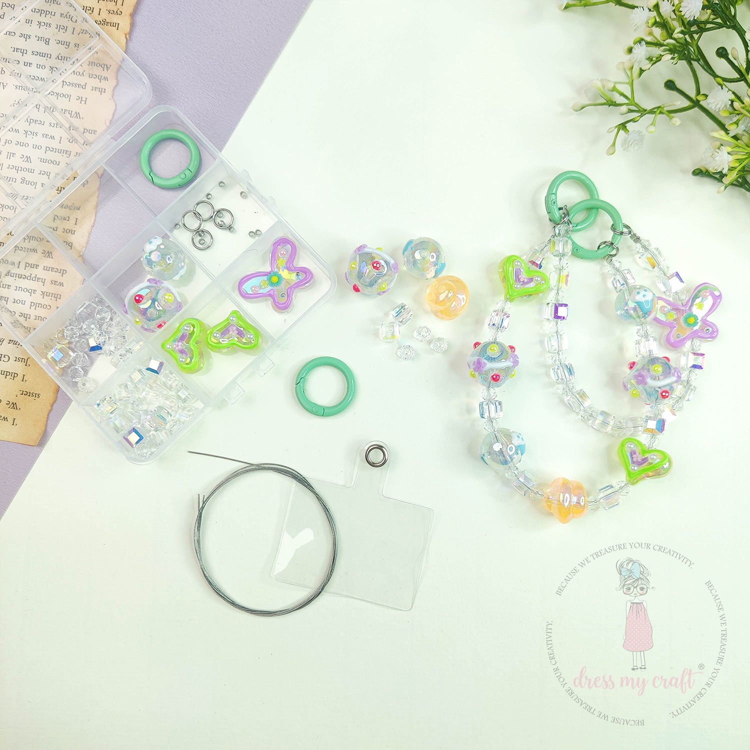 DIY Garden Whispers Mobile Charm