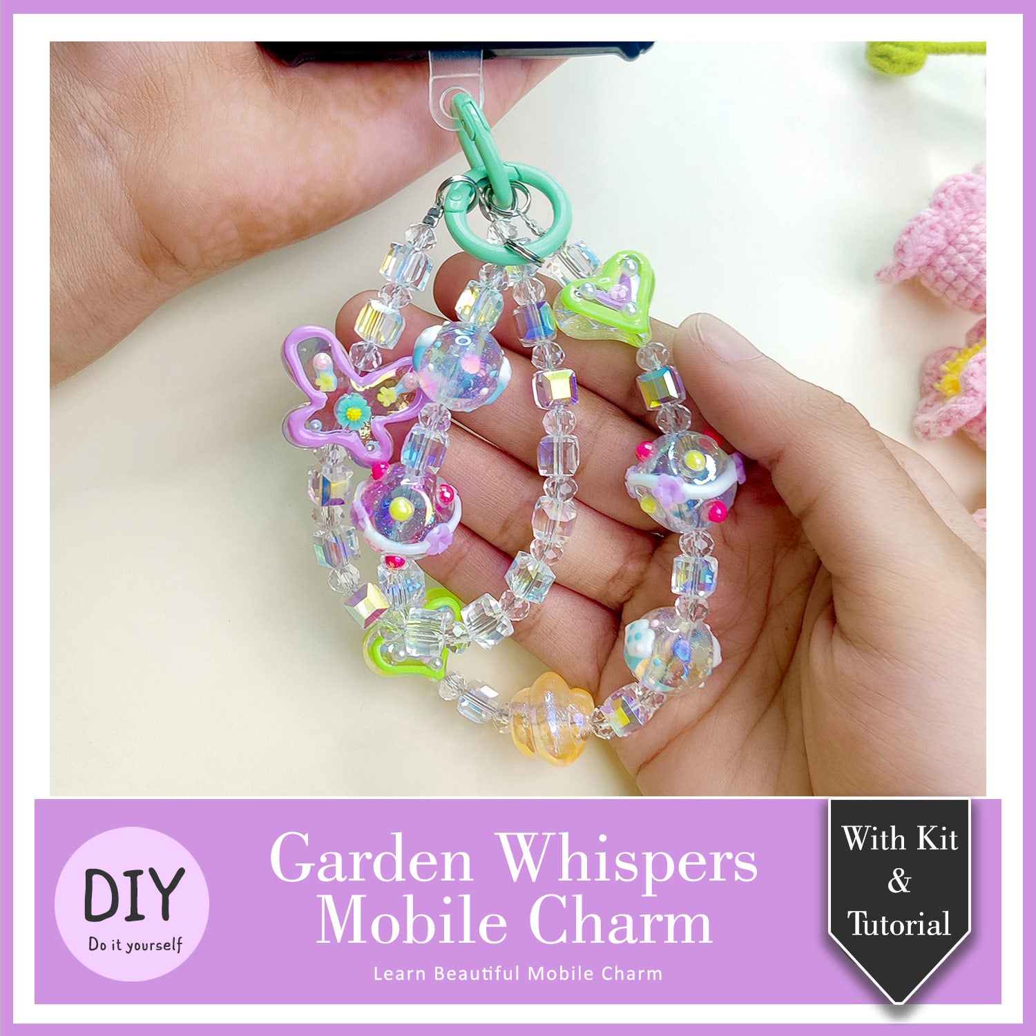 DIY Garden Whispers Mobile Charm