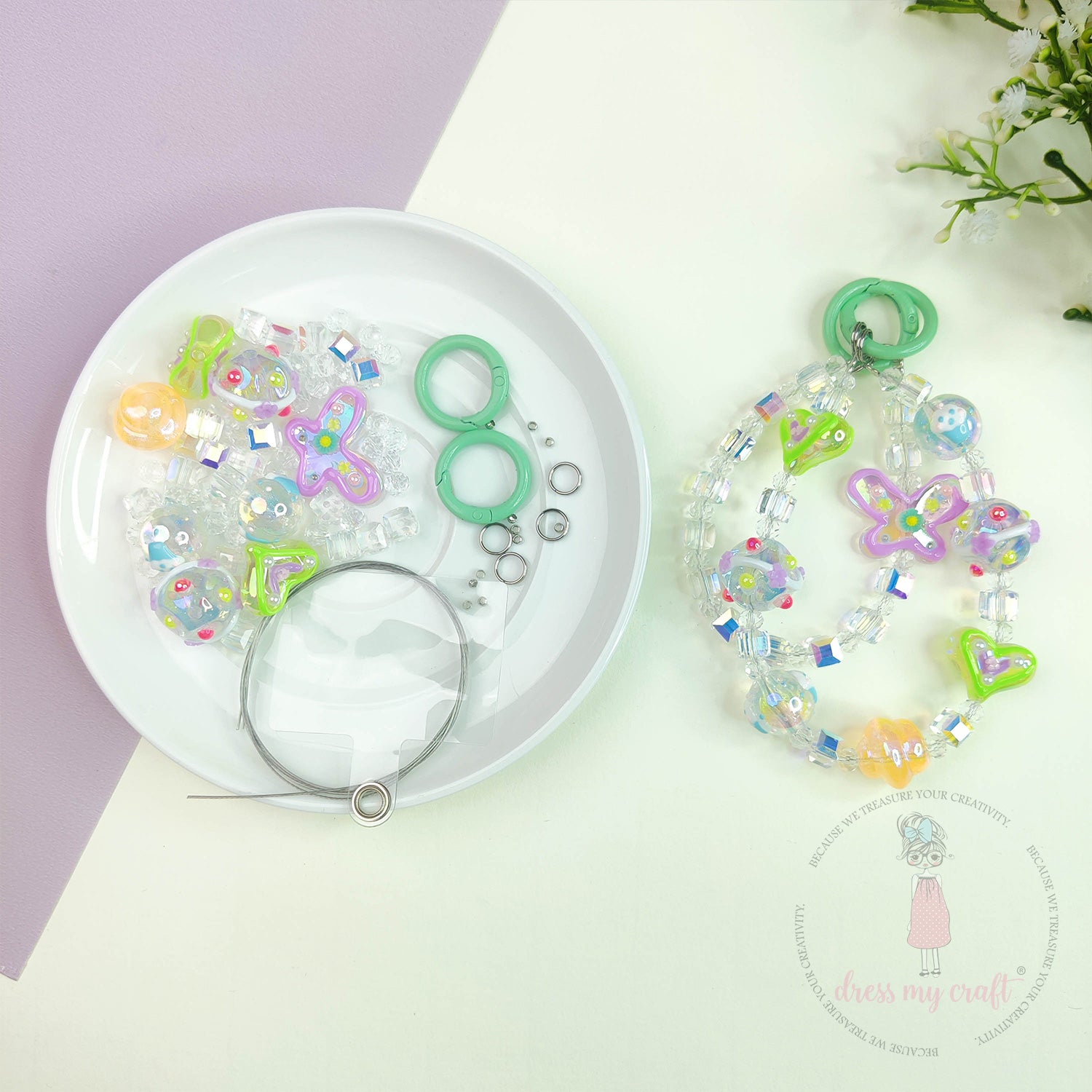 DIY Garden Whispers Mobile Charm
