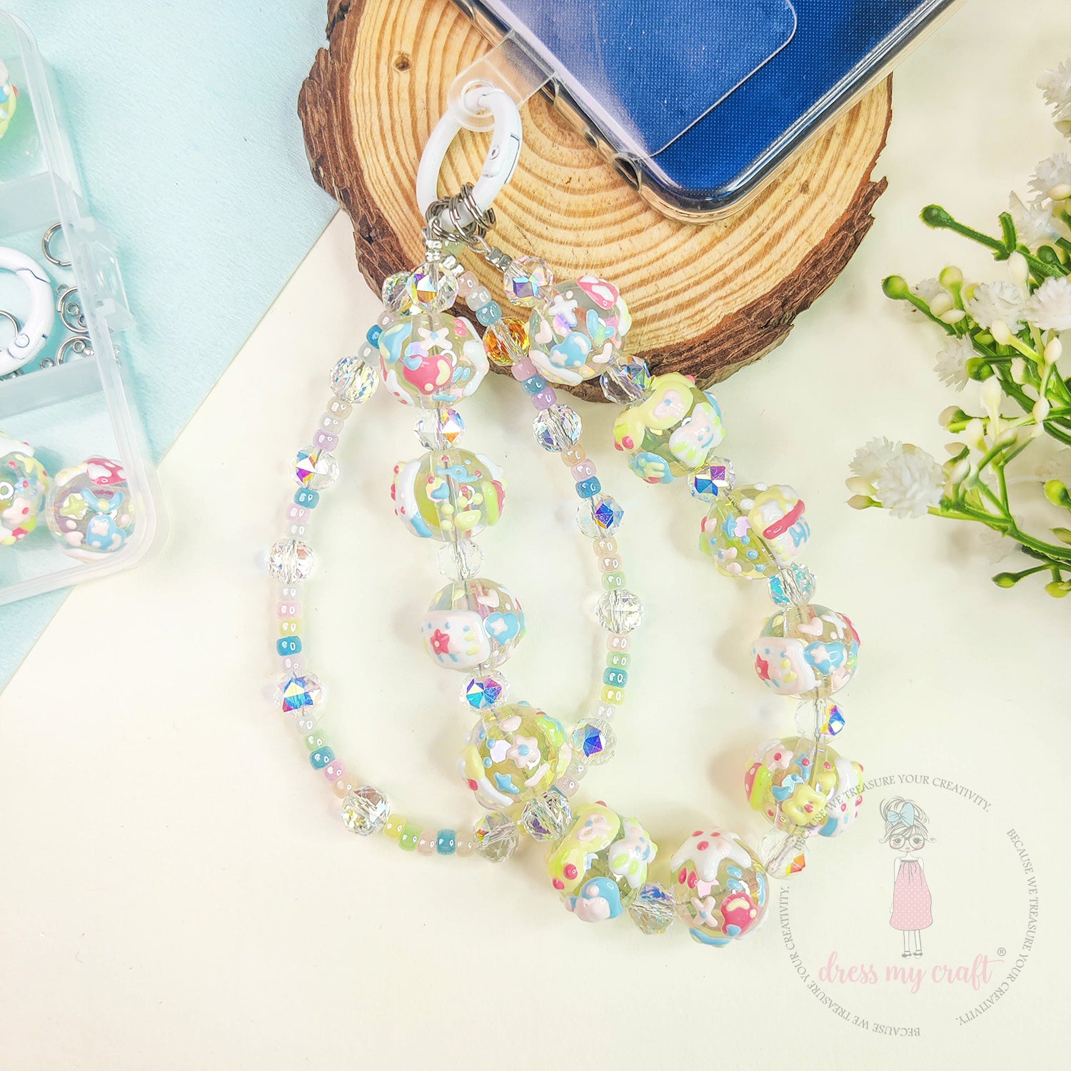 DIY Pastel Bliss Mobile Charm