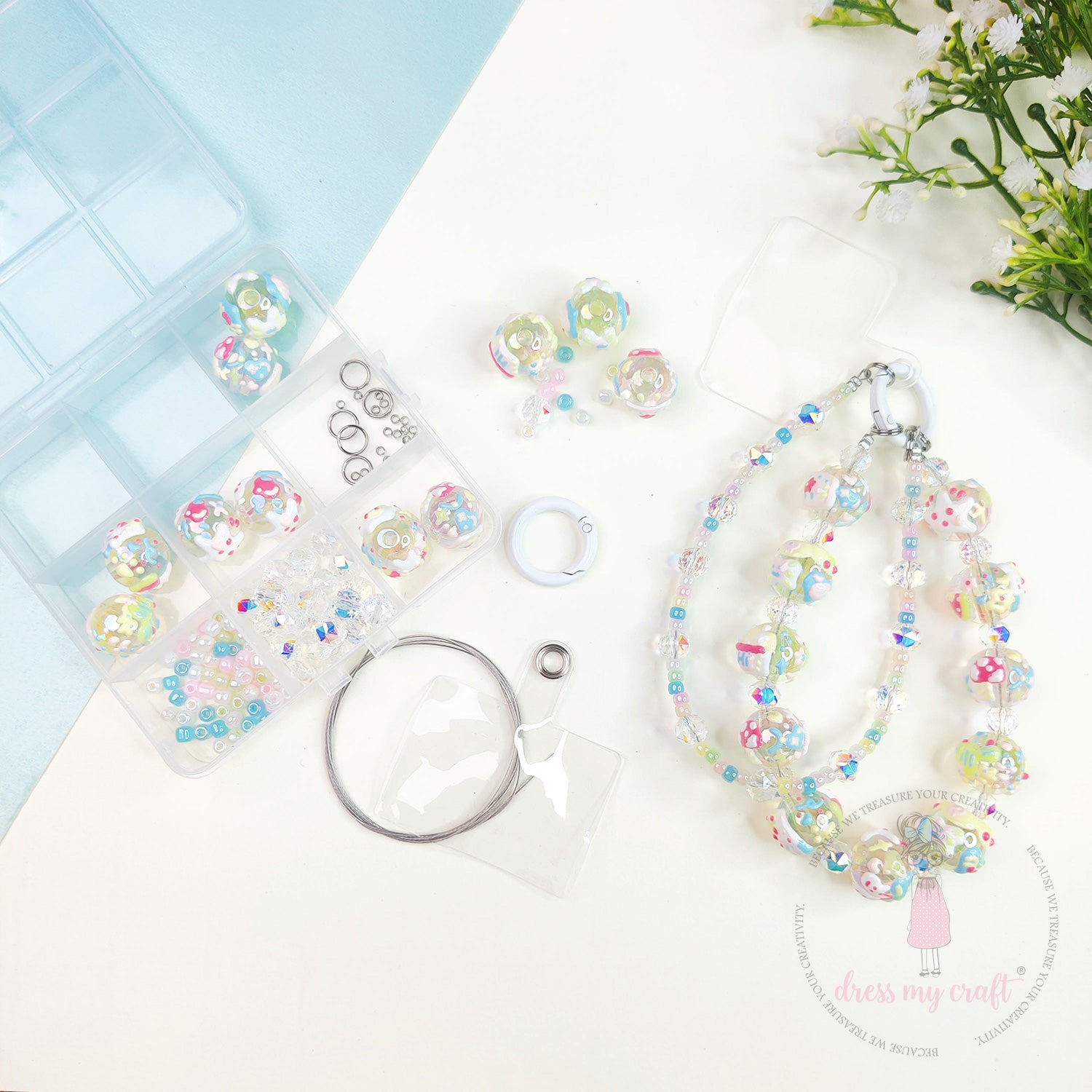 DIY Pastel Bliss Mobile Charm