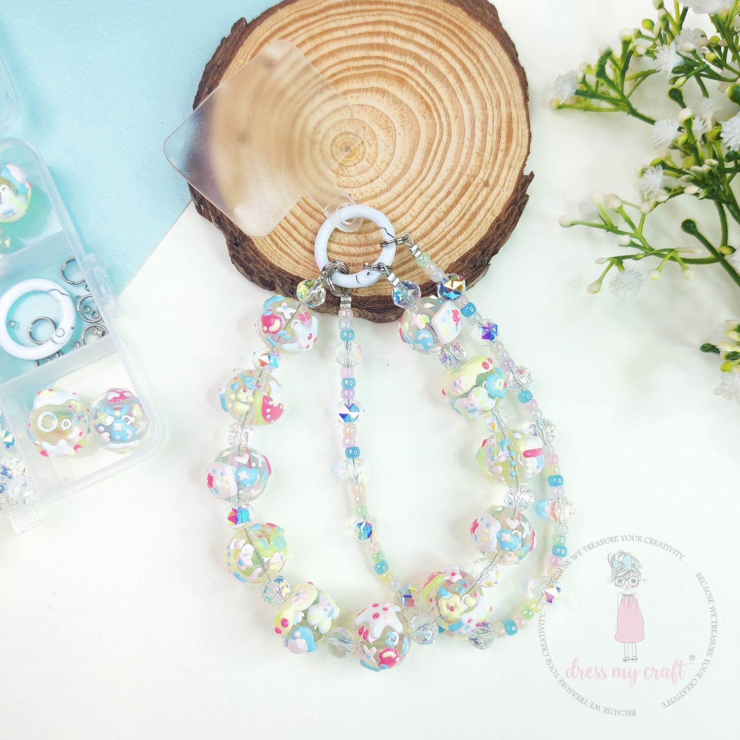 DIY Pastel Bliss Mobile Charm