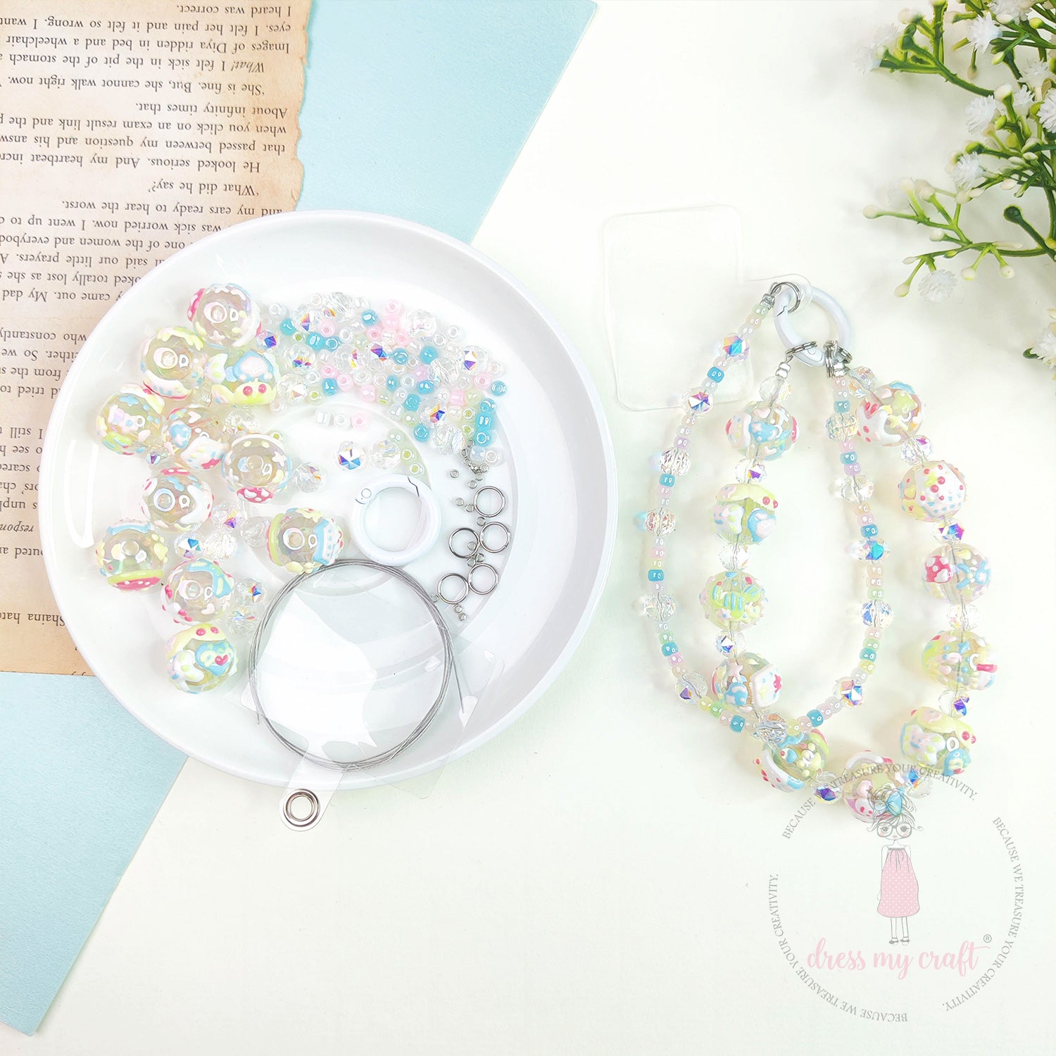 DIY Pastel Bliss Mobile Charm