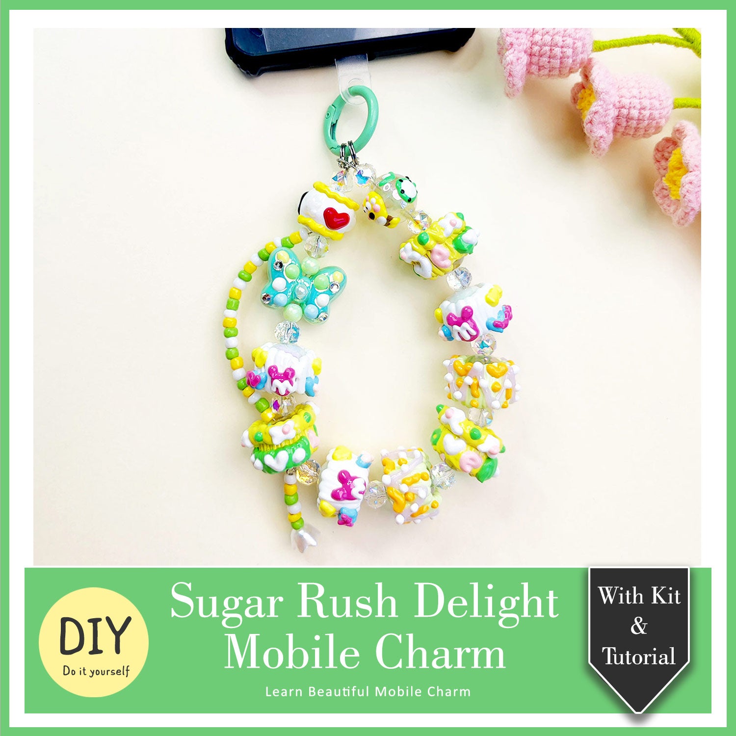 DIY Sugar Rush Delight Mobile Charm