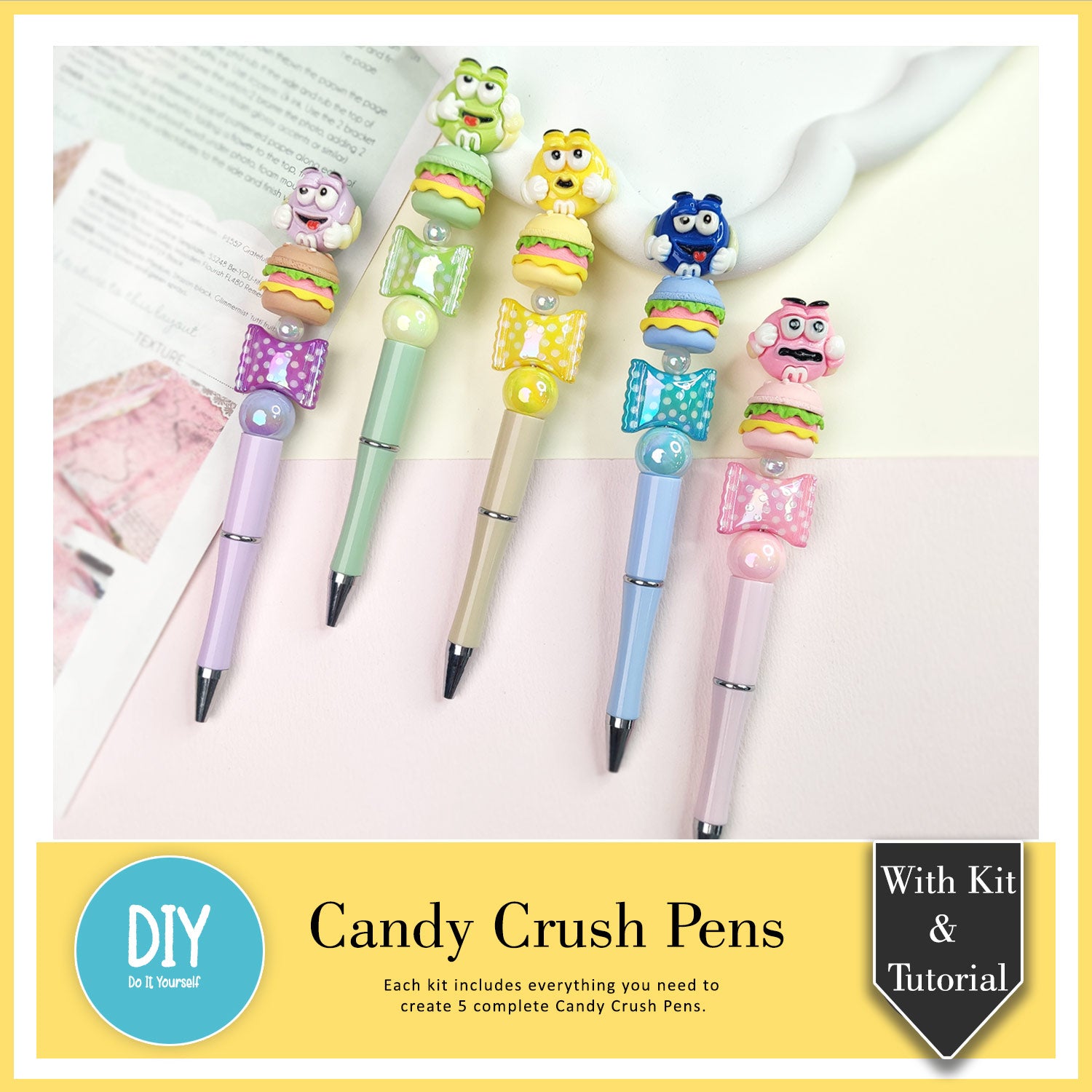 DIY Candy Crush Pens Kit