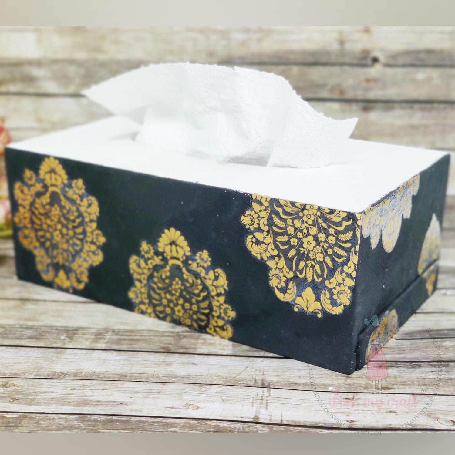 3D Gold - Damask #2 - Transfer Me