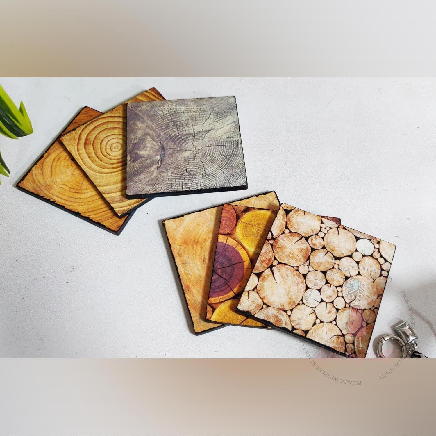 Wooden Log Tiles #1 - Transfer Me