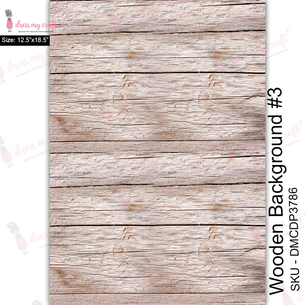 Wooden Background #3 - Transfer Me (12.5" x 18.5")