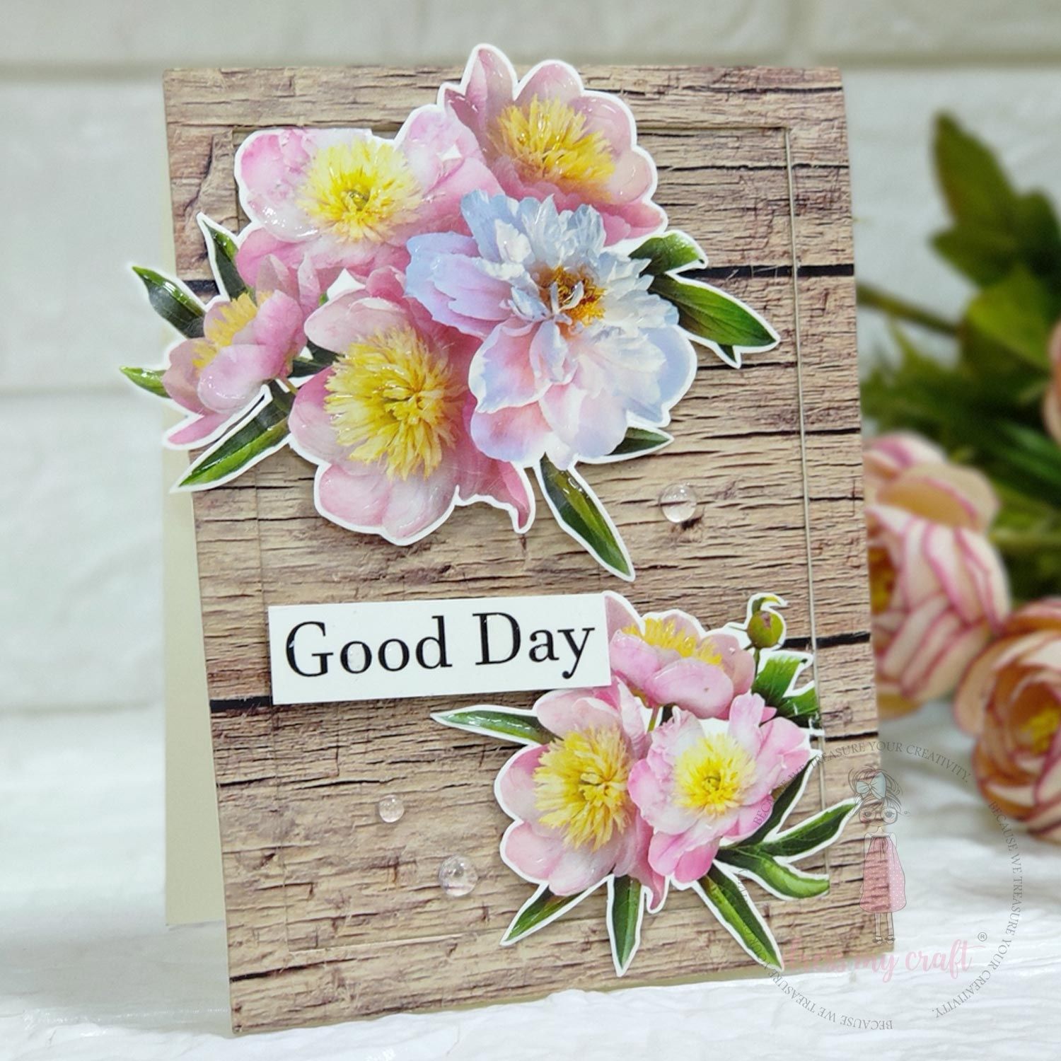 Wooden Background #3 - Transfer Me (12.5" x 18.5")