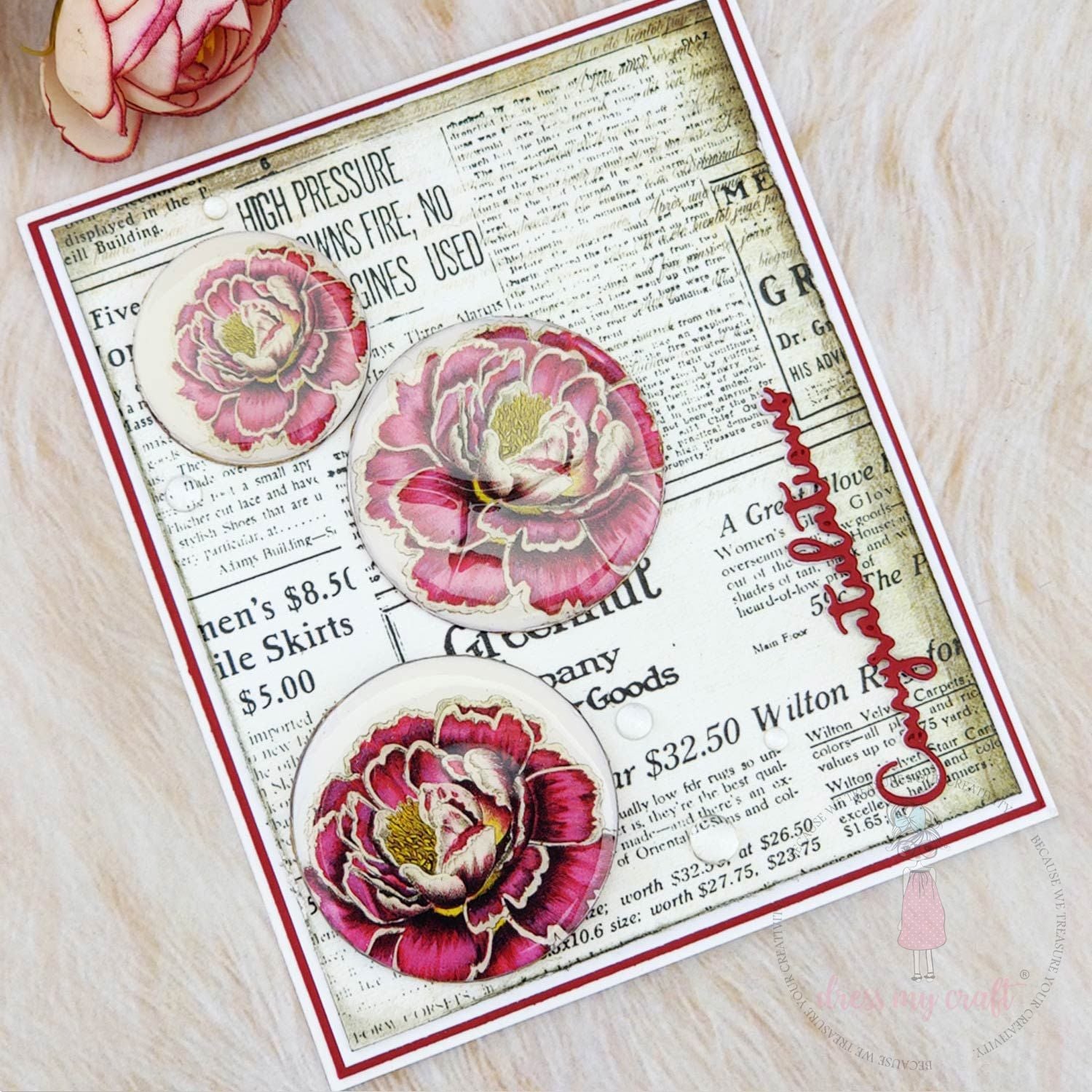 Vintage Flowers #2 - Transfer Me