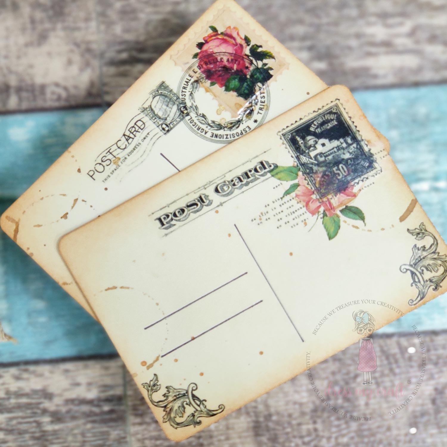 Mini Vintage Flowers - Transfer Me