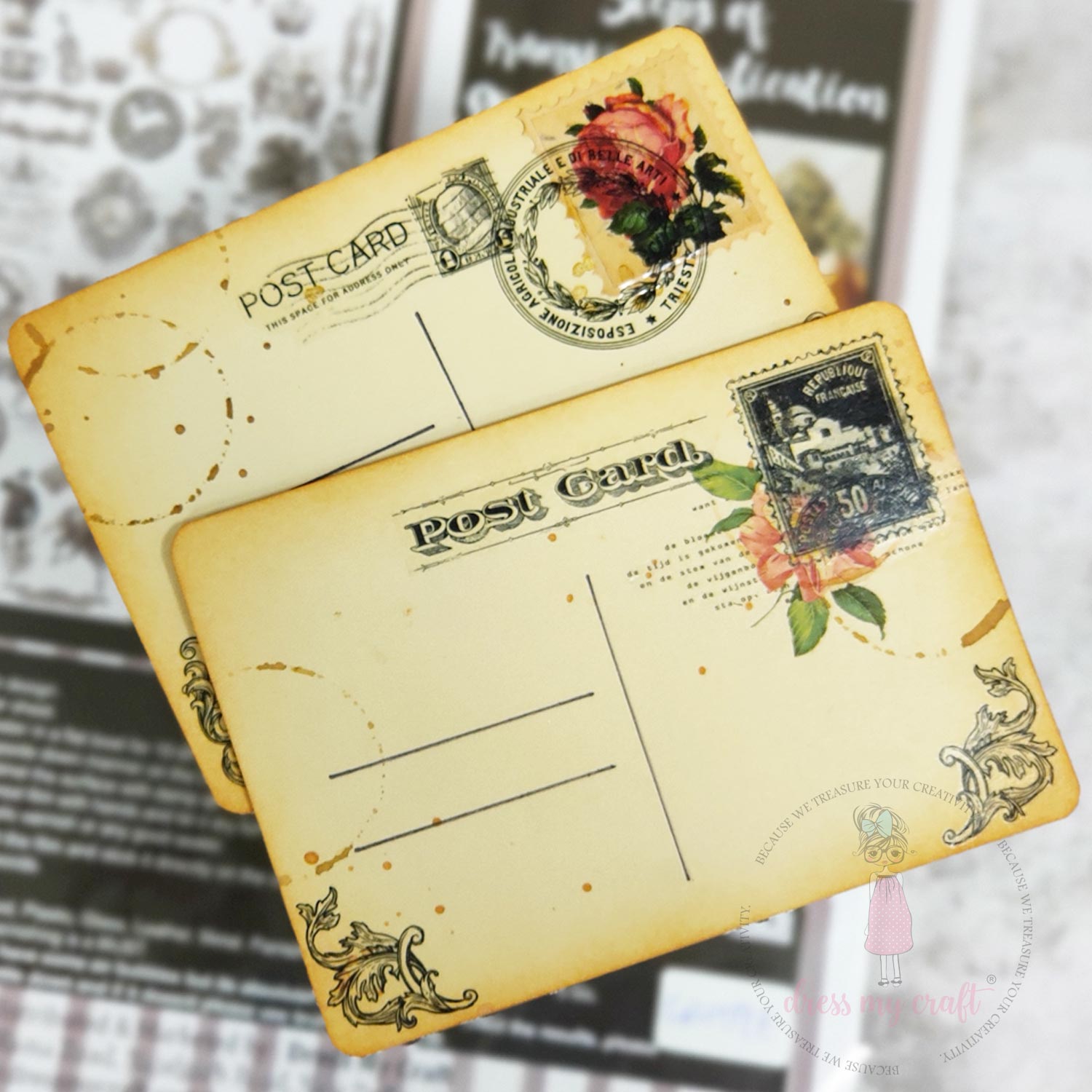 Mini Vintage Flowers - Transfer Me