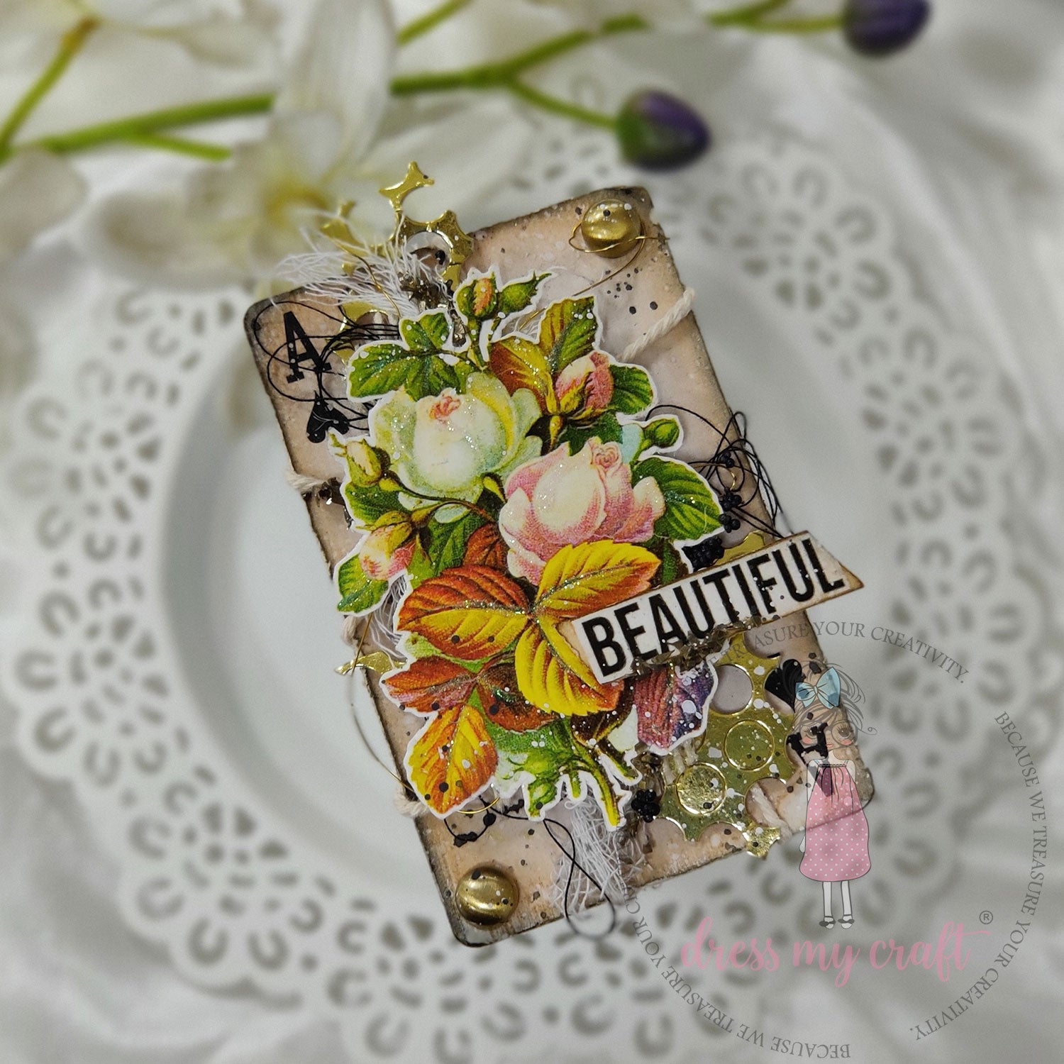 Vintage Flowers #4 - Transfer Me