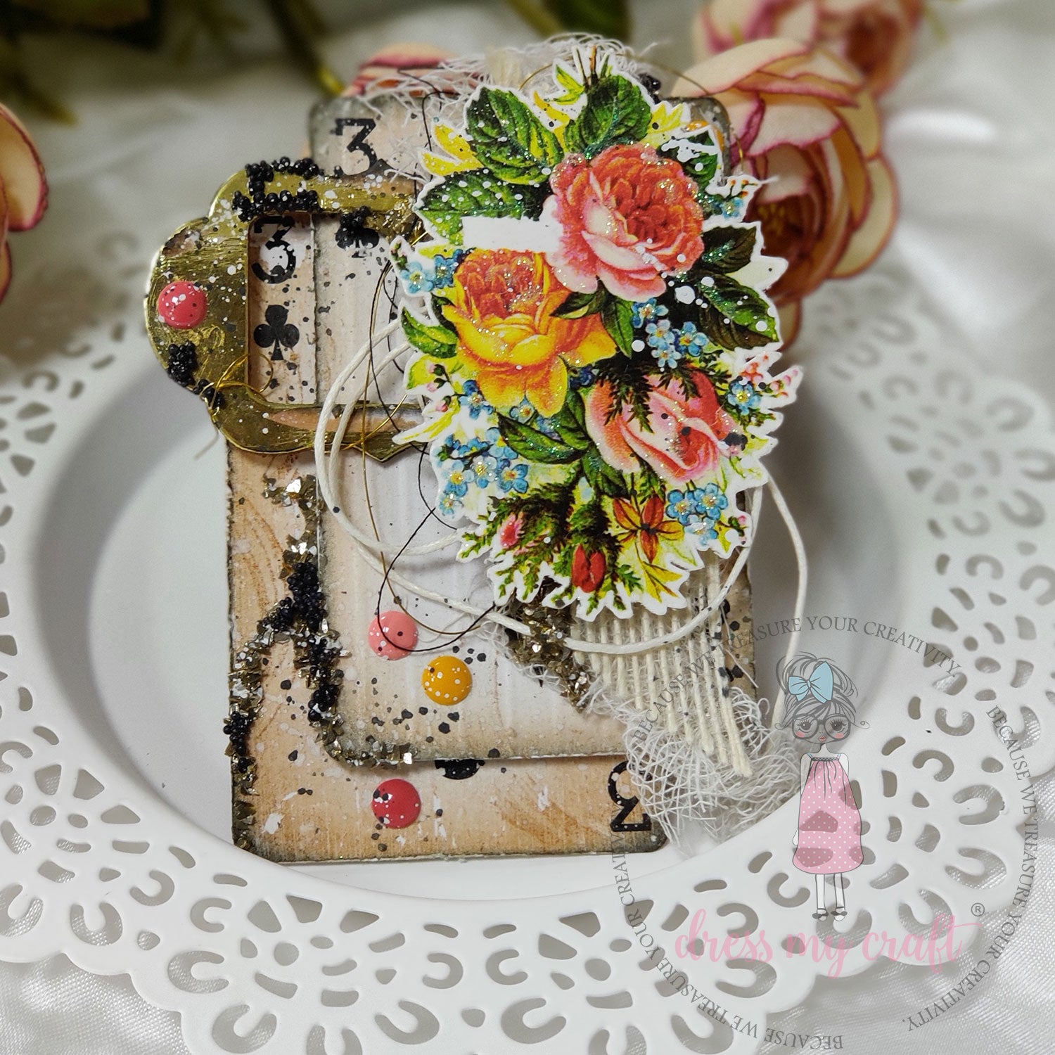 Vintage Flowers #4 - Transfer Me