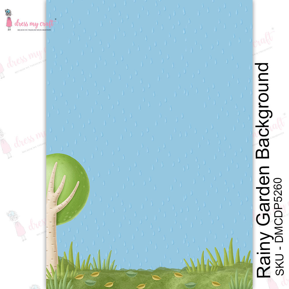 Rainy Garden Background - Transfer Me