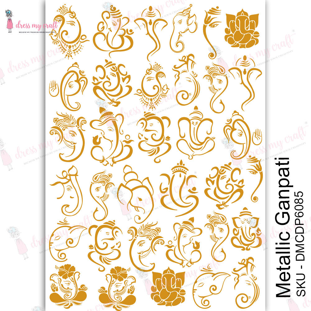 Metallic Ganpati - Transfer Me