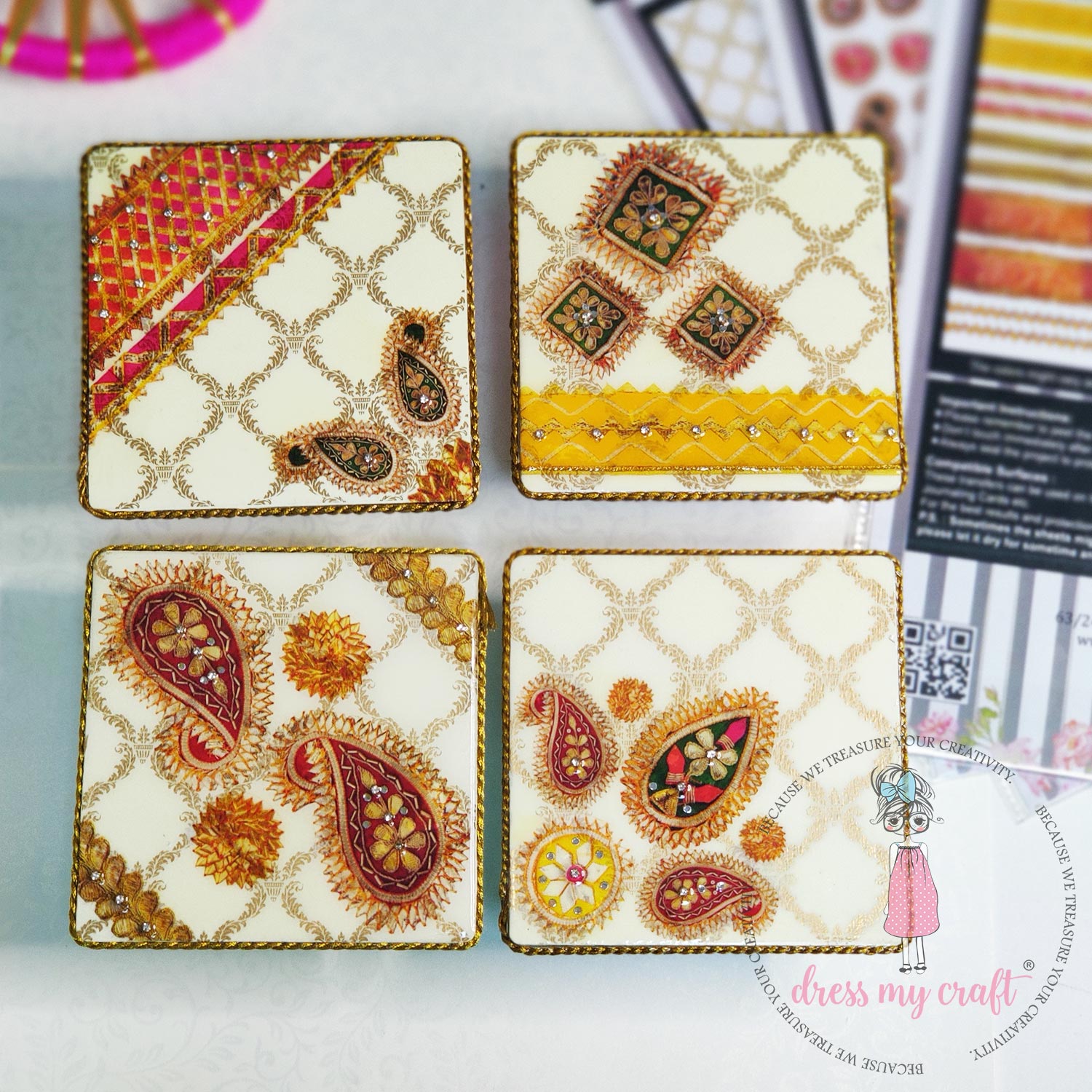 Metallic Flourish Background - Transfer Me