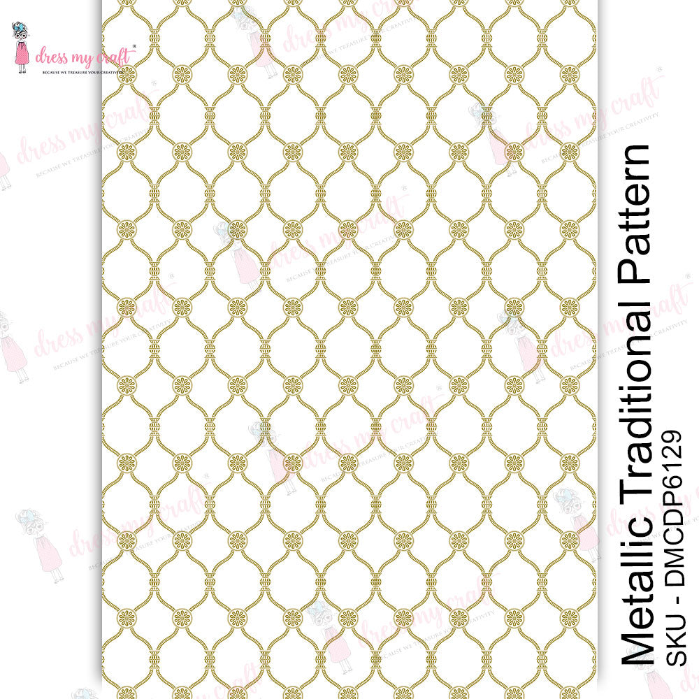 Metallic traditional Pattern - Transfer Me